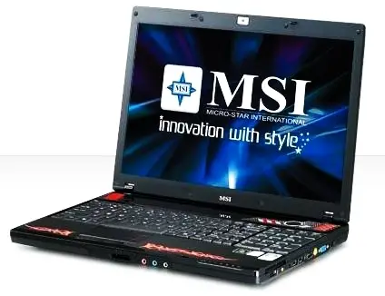 MSI Megabook GX600-7525HD - Gaming serie 00163A1-SKU3