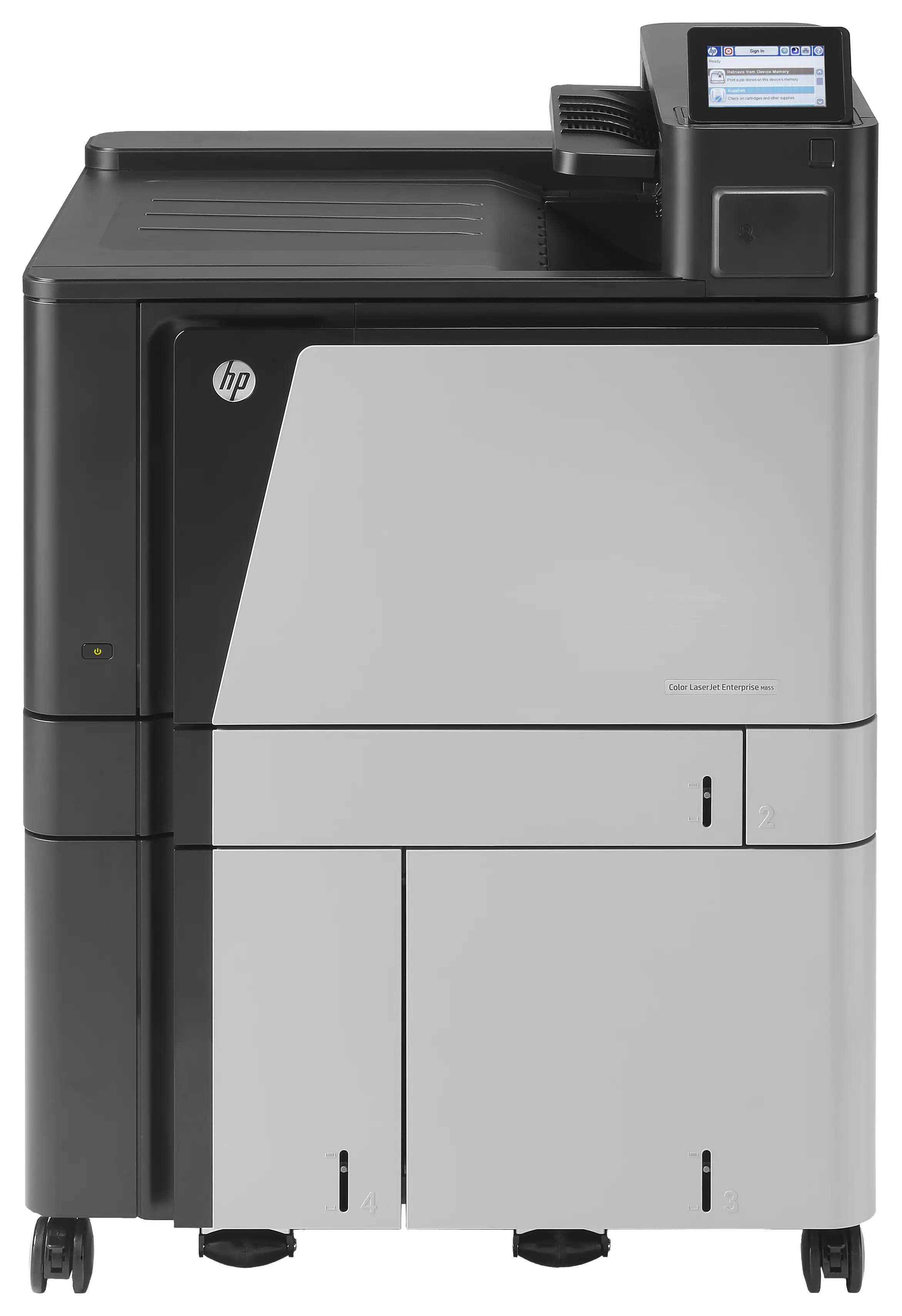 HP 1 Color LaserJet Enterprise M855x+ NFC/Kablosuz Doğrudan Yazıcı, Yazdırın, Ön USB'den baskı; Çift taraflı baskı D7P73A
