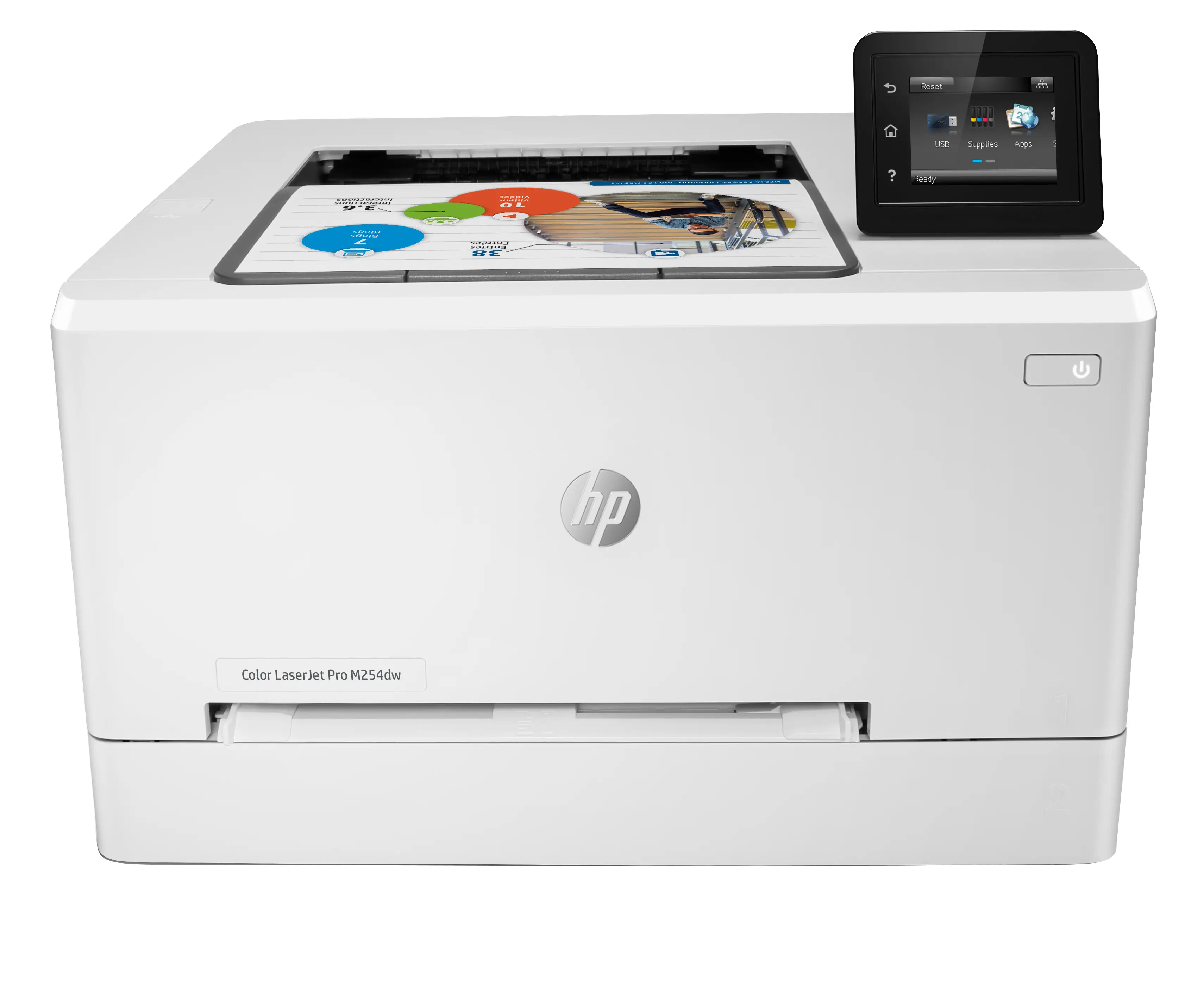 HP LaserJet Pro M254dw Kablosuz Renk Yazıcı, Çift taraflı T6B60A T6B60A-BUN