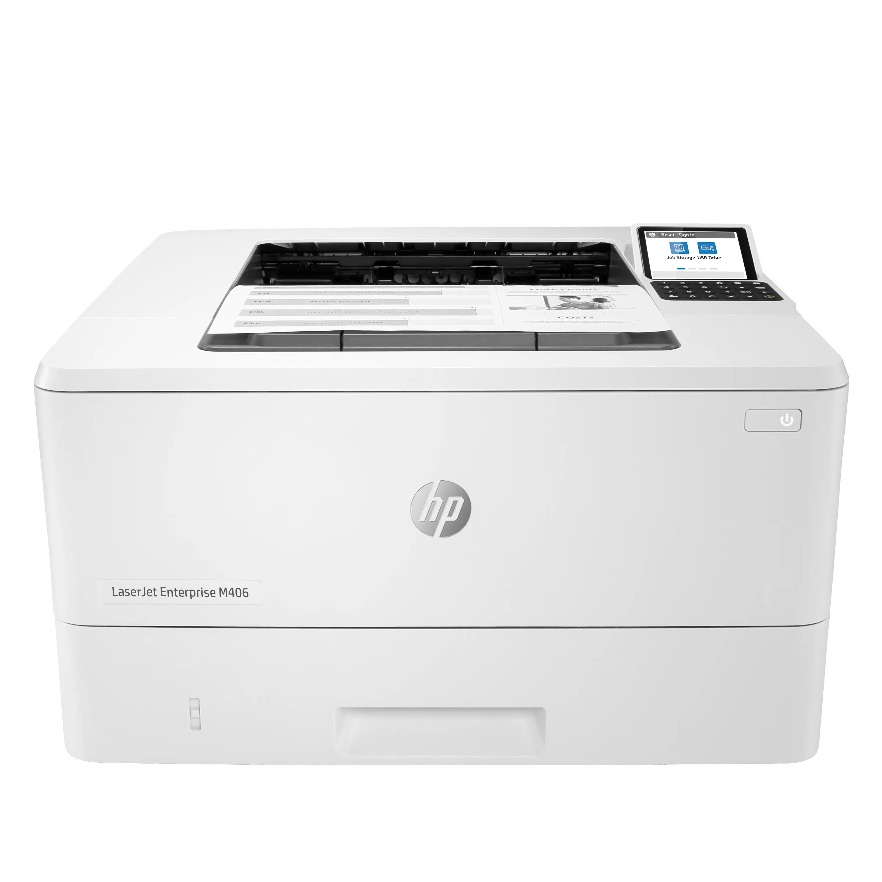 HP LaserJet Enterprise M406dn Siyah beyaz Yazıcı, Yalnızca Ethernet; Çift taraflı 3PZ15A 3PZ15A#BAZ