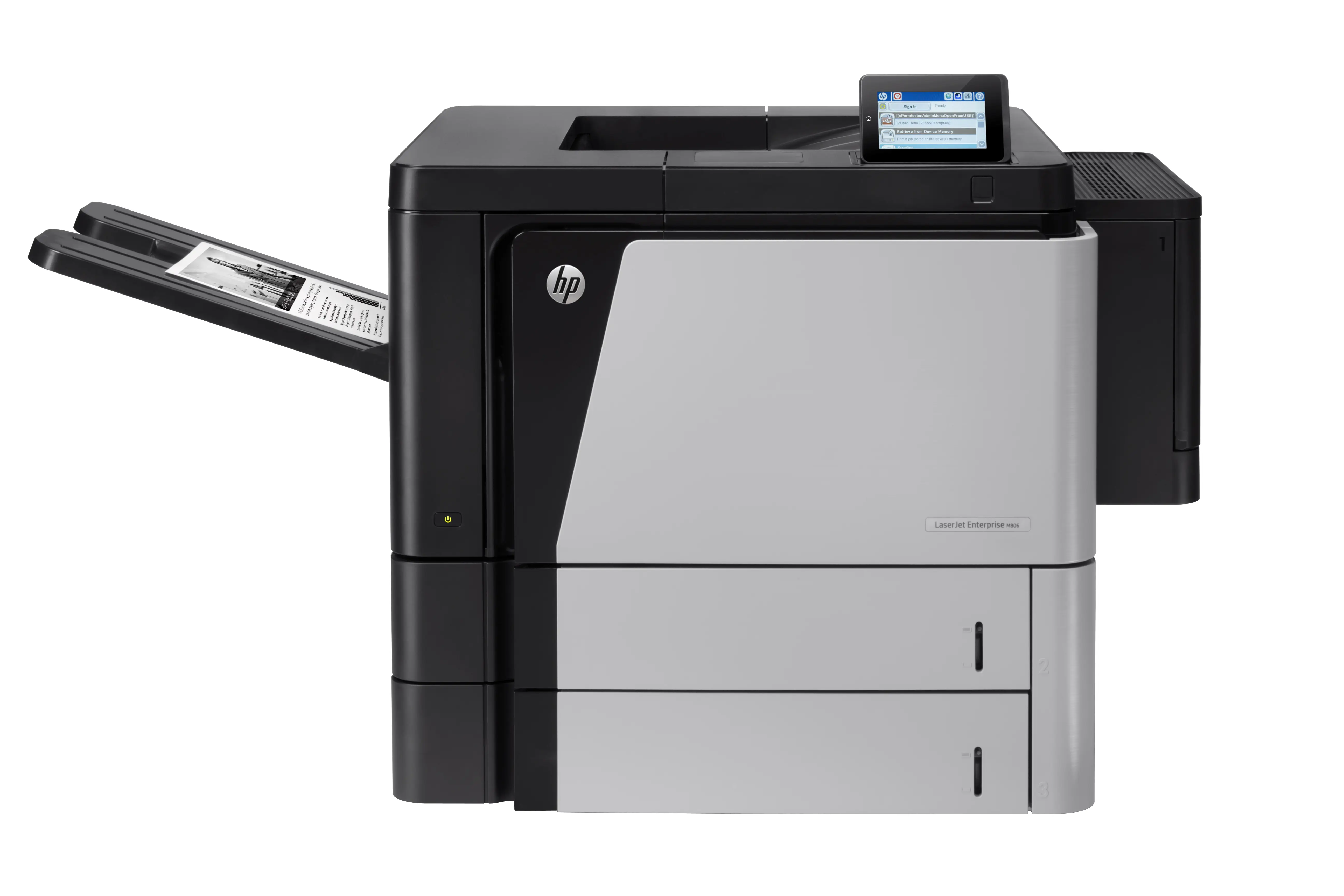 HP LaserJet Enterprise M806dn Kablosuz Siyah beyaz Yazıcı, Yalnızca Ethernet; Çift taraflı CZ244A CZ244A#BAZ