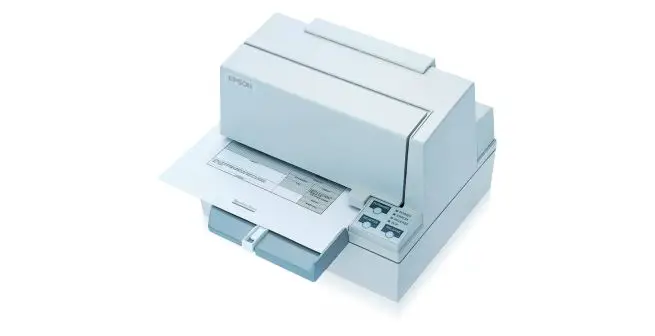 Epson TM-U590 prescription printer dot-matrixprinting/print width 135.6 mm/speed 311characters/sec/Ethernet/ESC/POS/no interface cable/no power supply unit C31C222112E