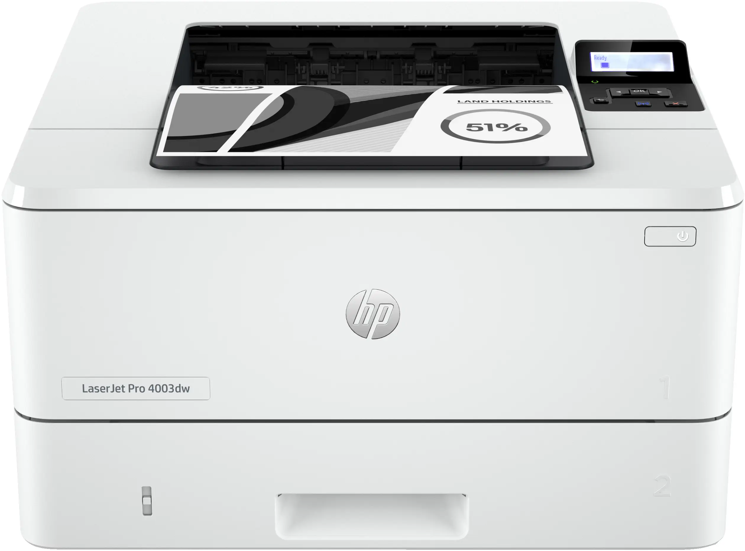 HP LaserJet Pro 4003dw Yazıcı, Yazdırın, Çift bantlı Wi-Fi; Güçlü Güvenlik; Enerji Verimli; Küçük Boyutlar; Yüksek ilk sayfa çıkış hızları; Çift taraflı baskı 2Z610A#B19