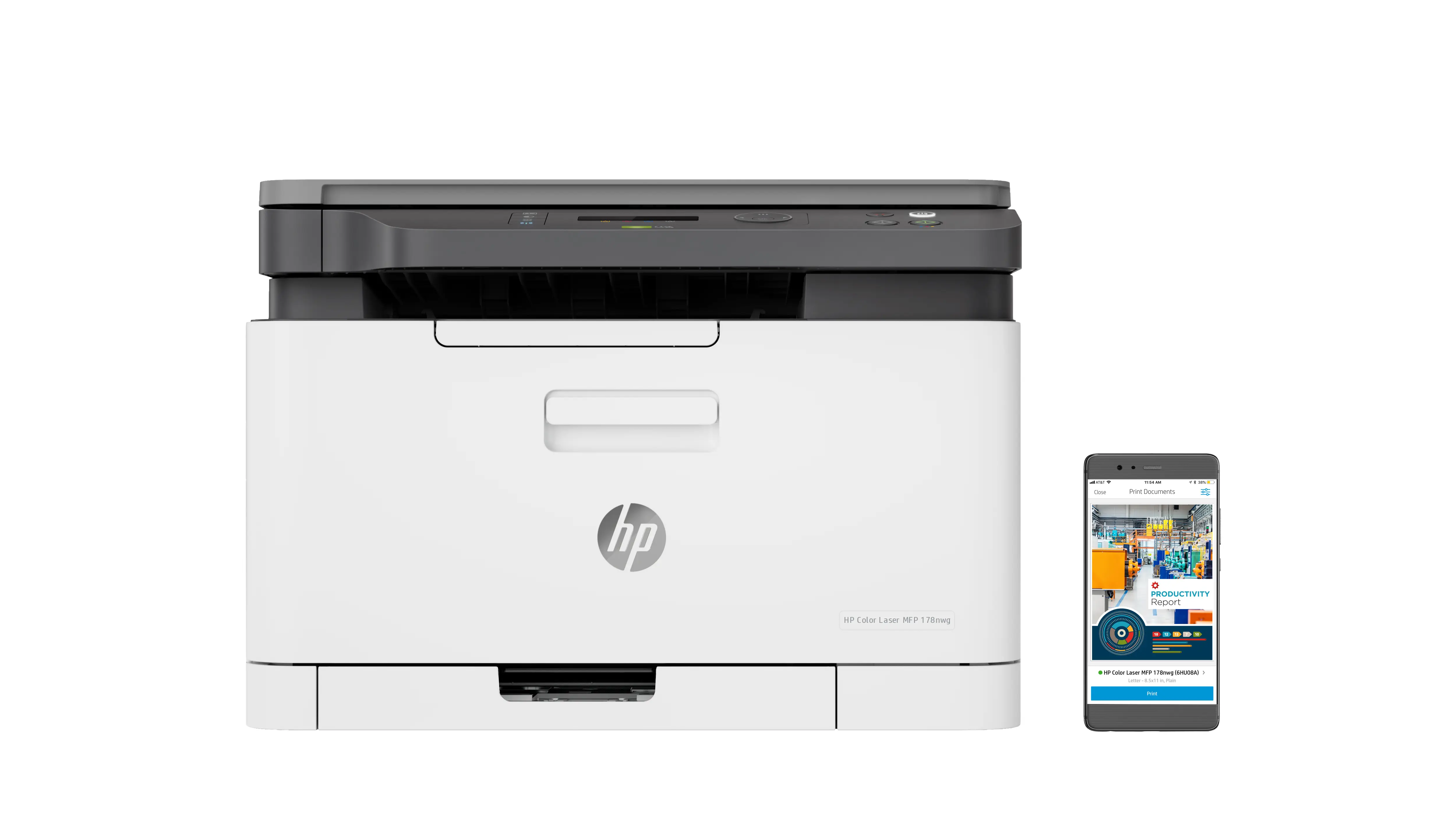 HP Laser 178nw Kablosuz Multifunction Renkli Yazıcı, Fotokopi Makinesi, Tarayıcı; Çift taraflı 4ZB96A