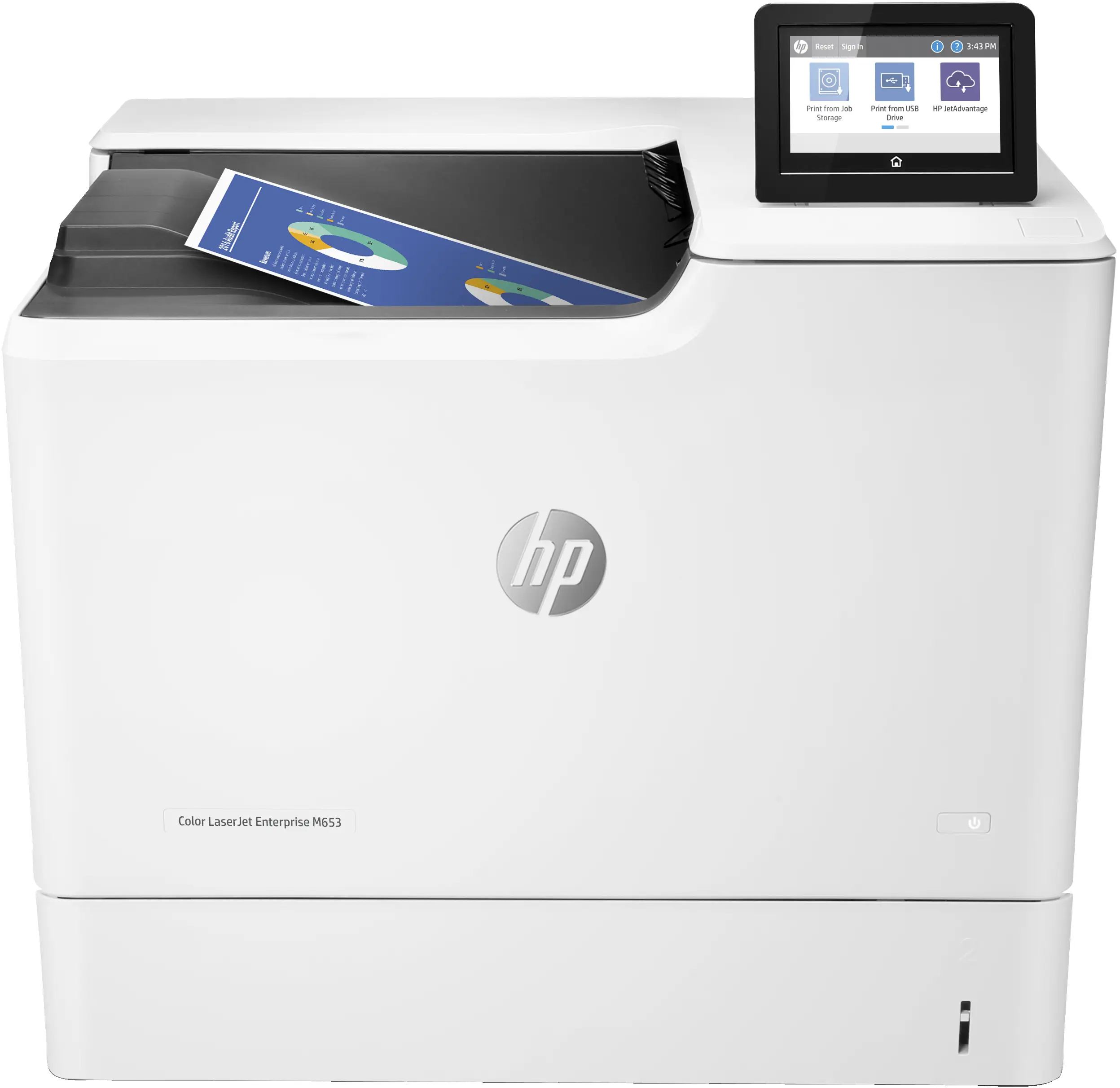 HP Color LaserJet Enterprise M653dn, Yazdırın J8A04A#B19
