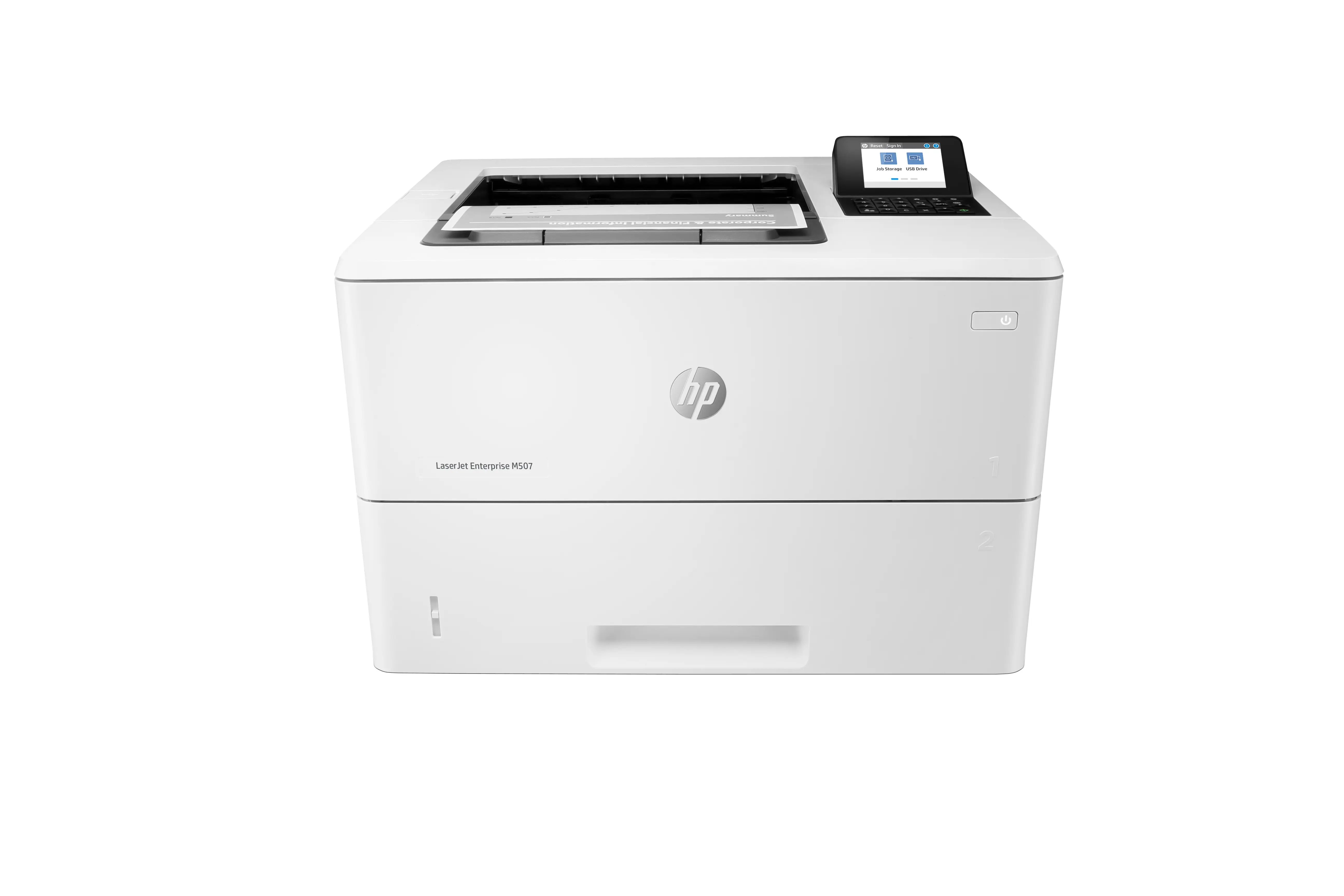 HP LaserJet Enterprise M507dn Siyah beyaz Yazıcı, Yalnızca Ethernet; Çift taraflı 1PV87A