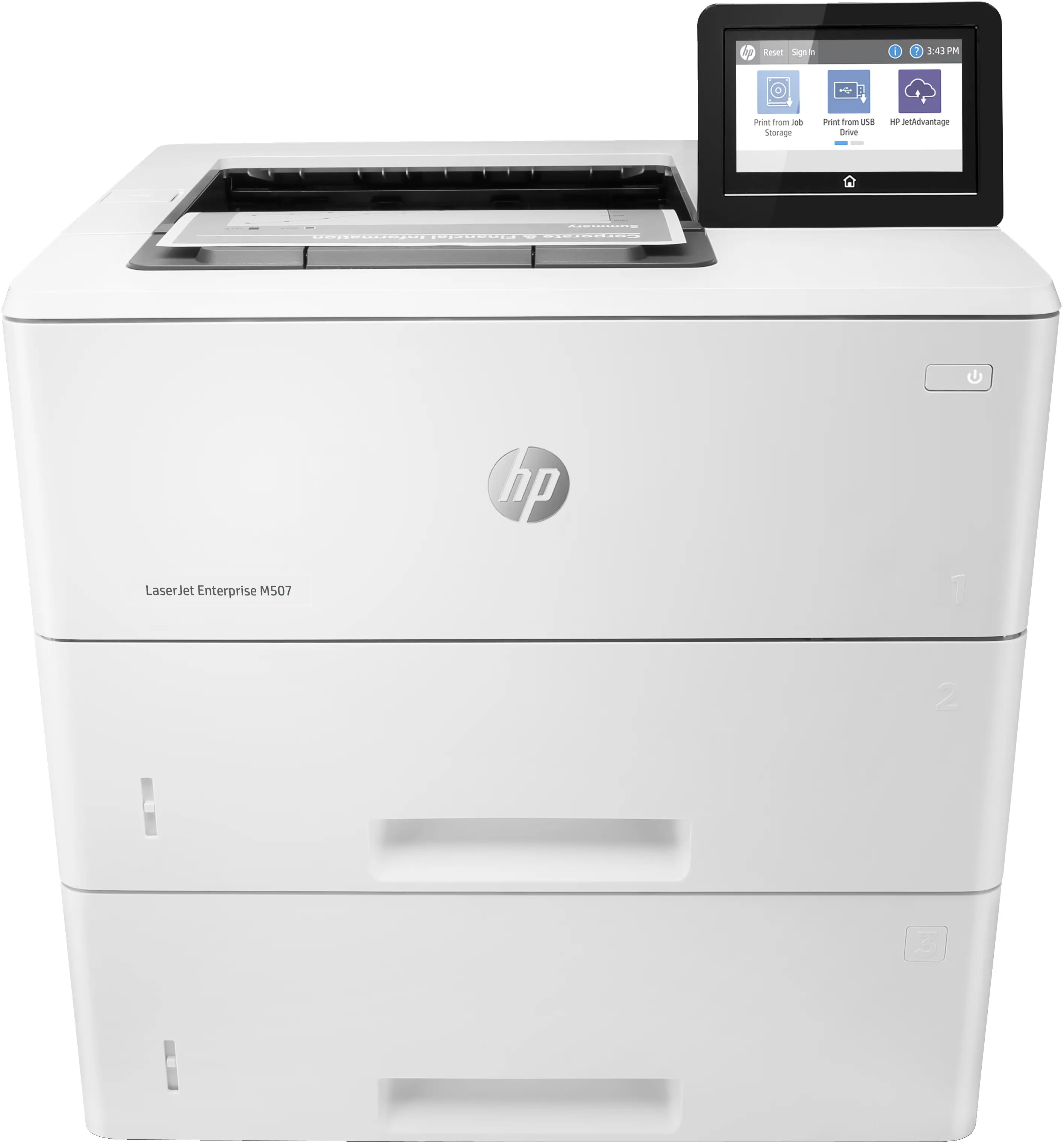 HP HP LaserJet Enterprise M507x, Yazdırın, İki taraflı yazdırma 1PV88A#B13
