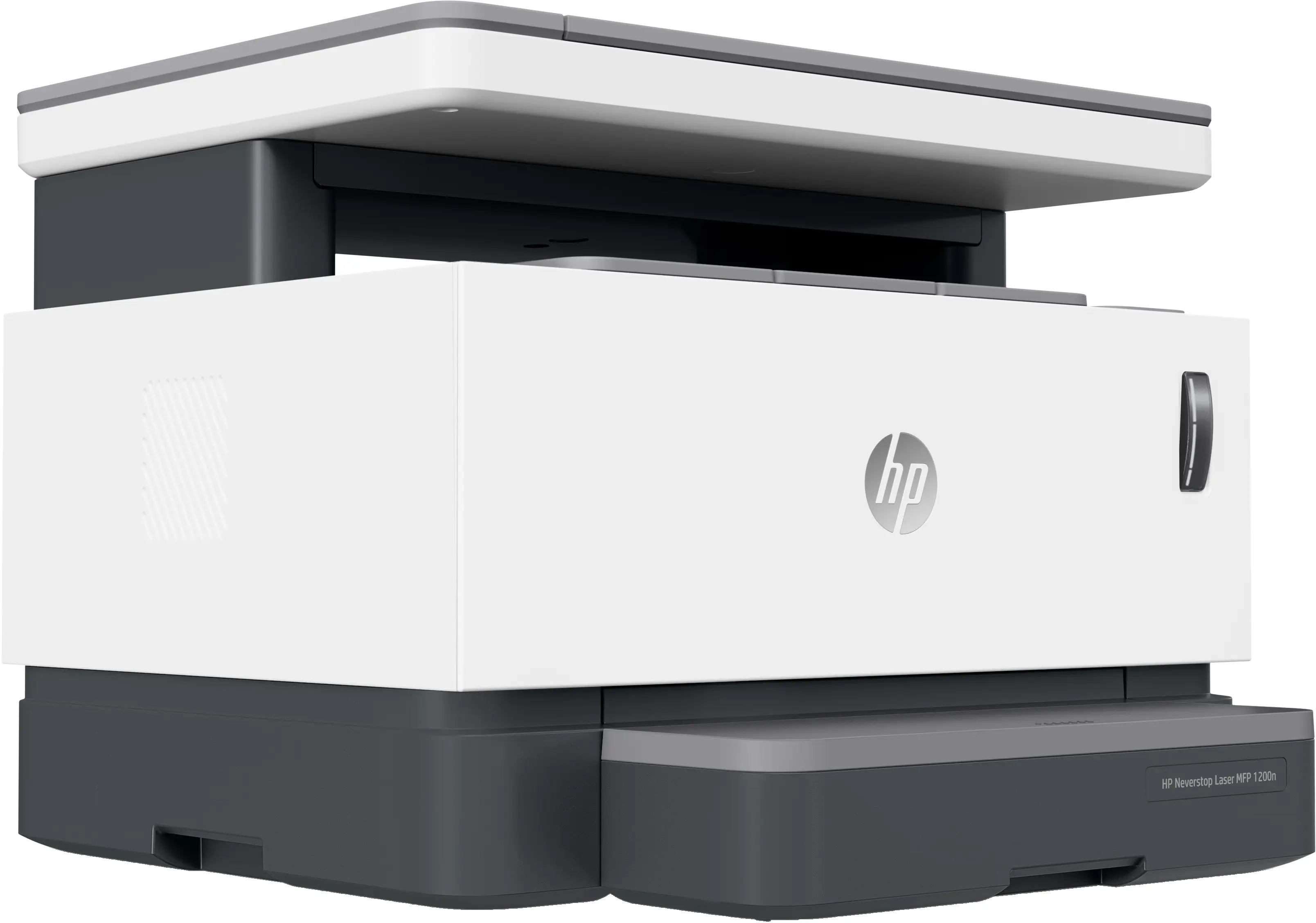 HP Neverstop Laser 1200n Multifunction Siyah beyaz Yazıcı, alnızca Ethernet; Fotokopi Makinesi, Tarayıcı 5HG87A