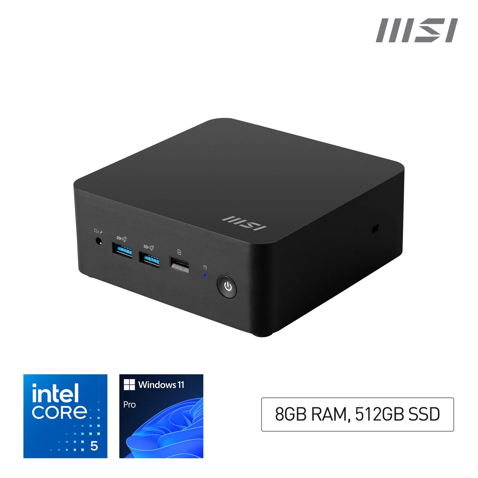 MSI Cubi NUC 1M i5 120U FS 8GB 512GB W11P (4711377229166)