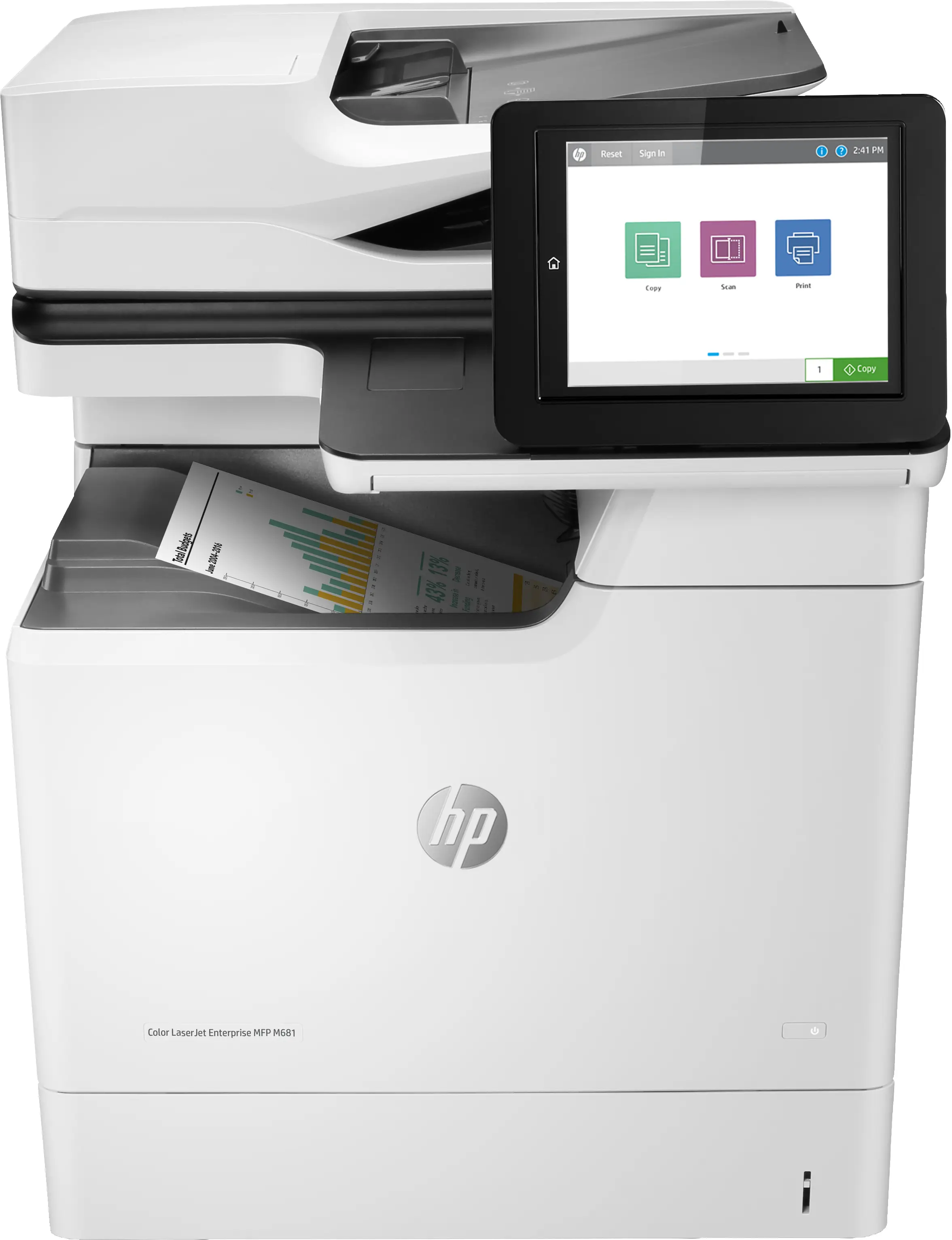 HP Color LaserJet Enterprise M681dh MFP, Baskı, fotokopi, tarama J8A10A#B13
