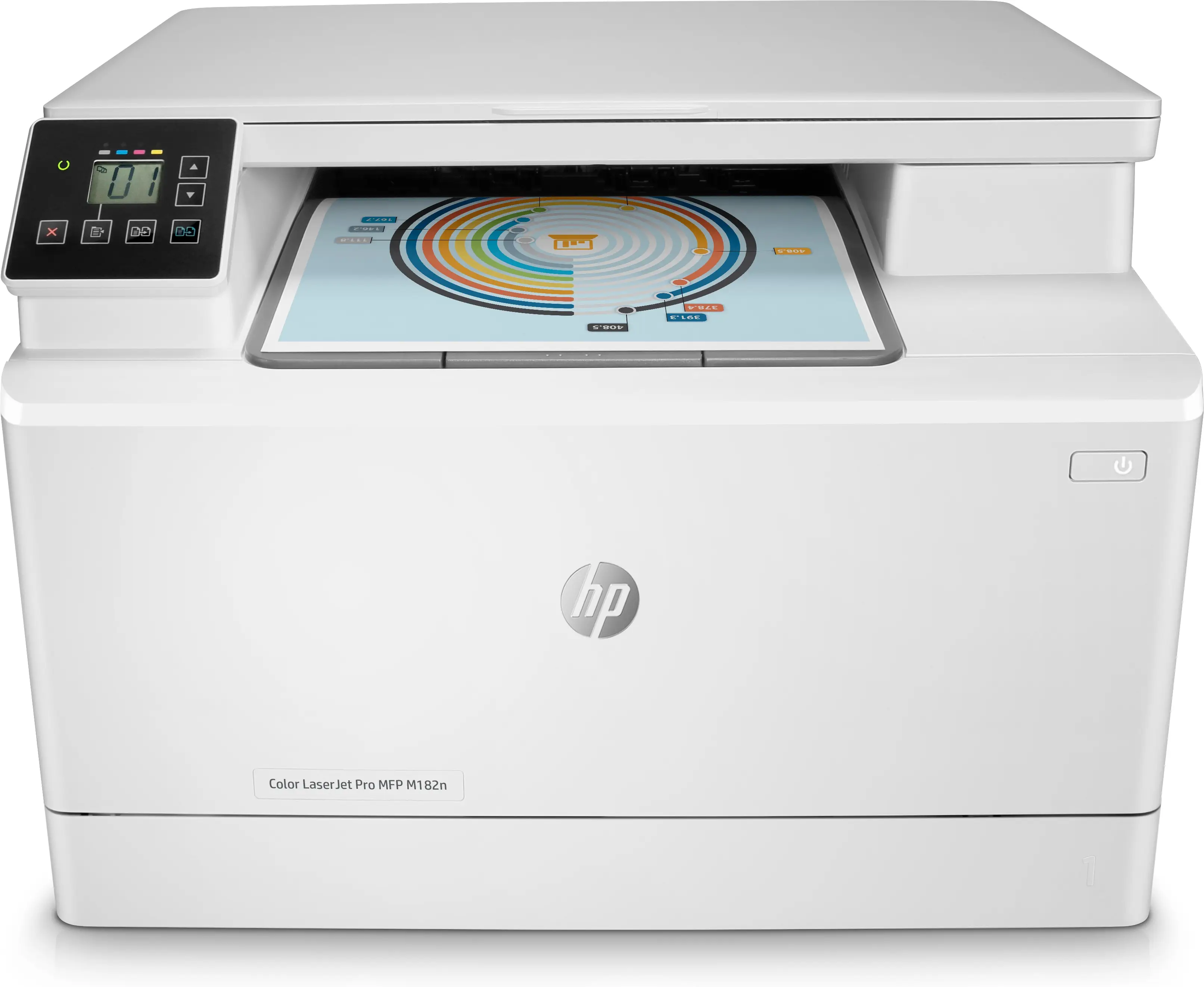 HP Color LaserJet Pro MFP M182n, Baskı, fotokopi, tarama, Enerji Verimli; Güçlü Güvenlik 7KW54A#B19