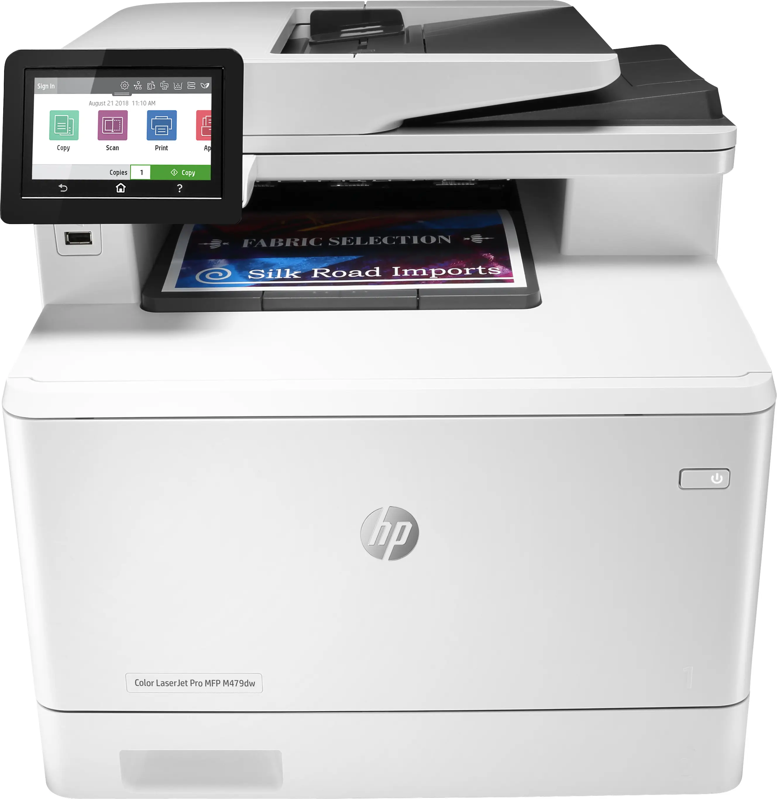 HP Color LaserJet Pro MFP M479dw, Baskı, kopyalama, tarama, e-posta, Çift taraflı baskı; E-postaya/PDF'ye tarama; 50 yapraklık ADF W1A77A#B19