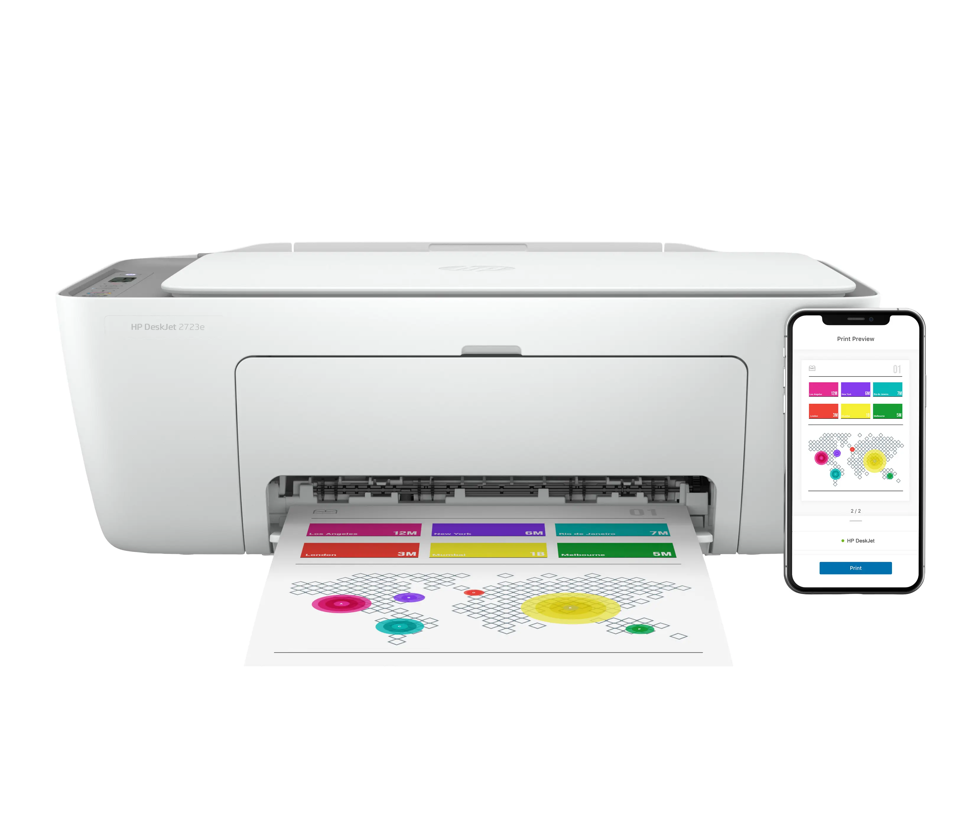 HP DeskJet 2723e All-in-One Printer 2A9Q5A