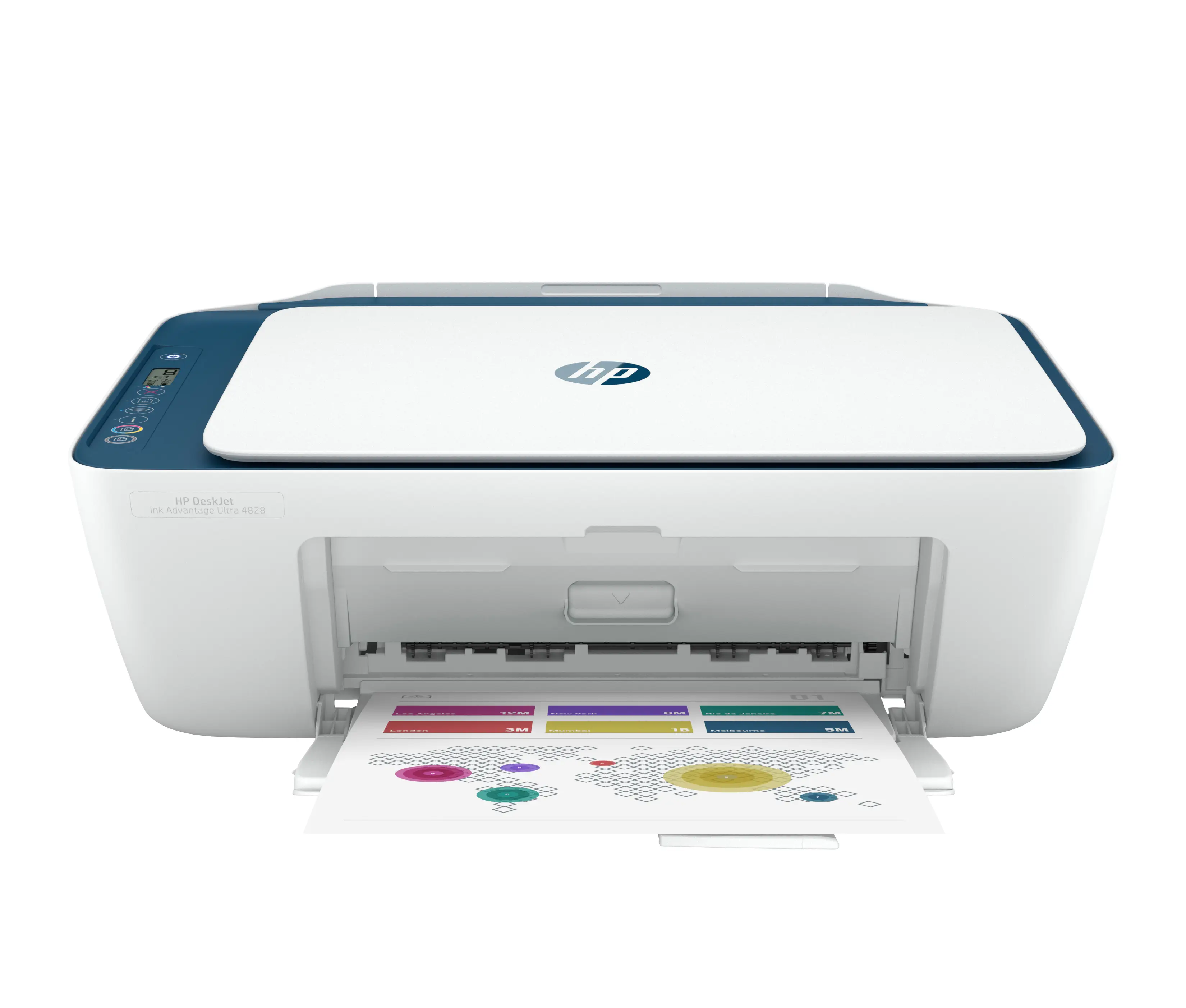 HP DeskJet Ink Advantage Ultra DeskJet Ultra Ink Advantage 4828 Kablosuz All-in-One Renkli Yazıcı, Fotokopi Makinesi, Tarayıcı 25R76A