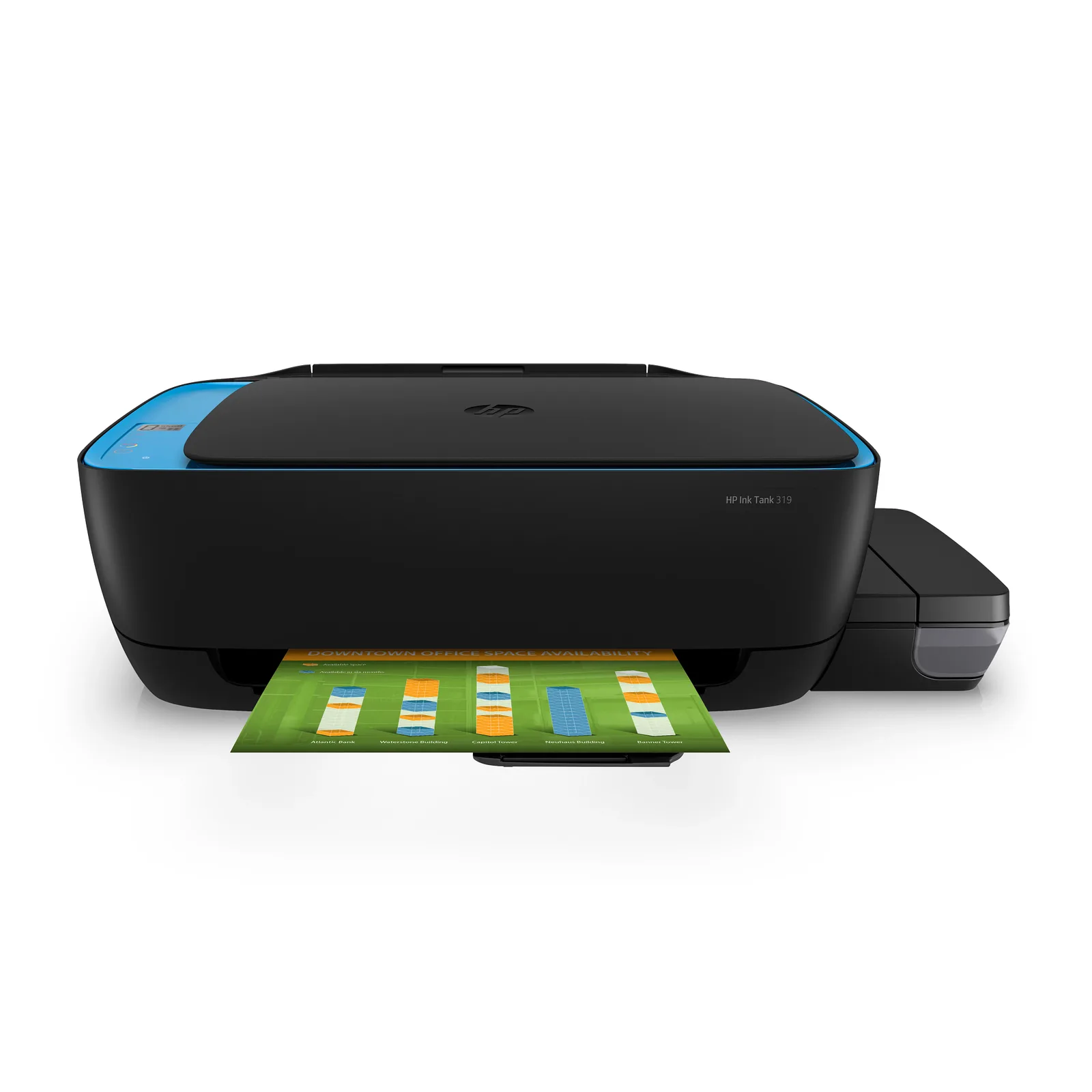 HP Ink Tank 319, Baskı, fotokopi, tarama, PDF'ye tarama; Çift taraflı baskı Z6Z13A