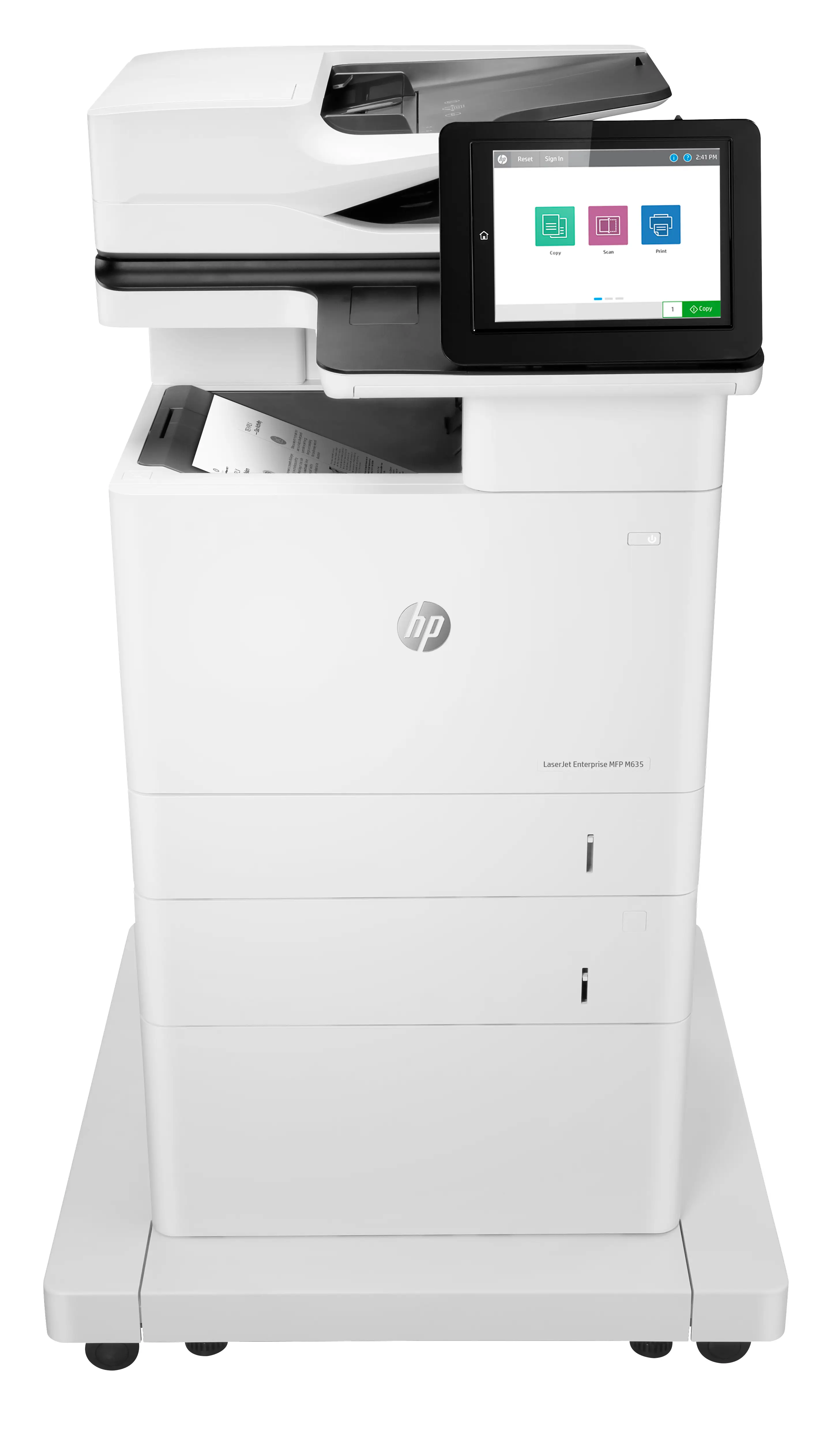HP LaserJet Enterprise M635fht Multifunction Siyah beyaz Yazıcı, alnızca Ethernet; Fotokopi Makinesi, Tarayıcı 7PS98A