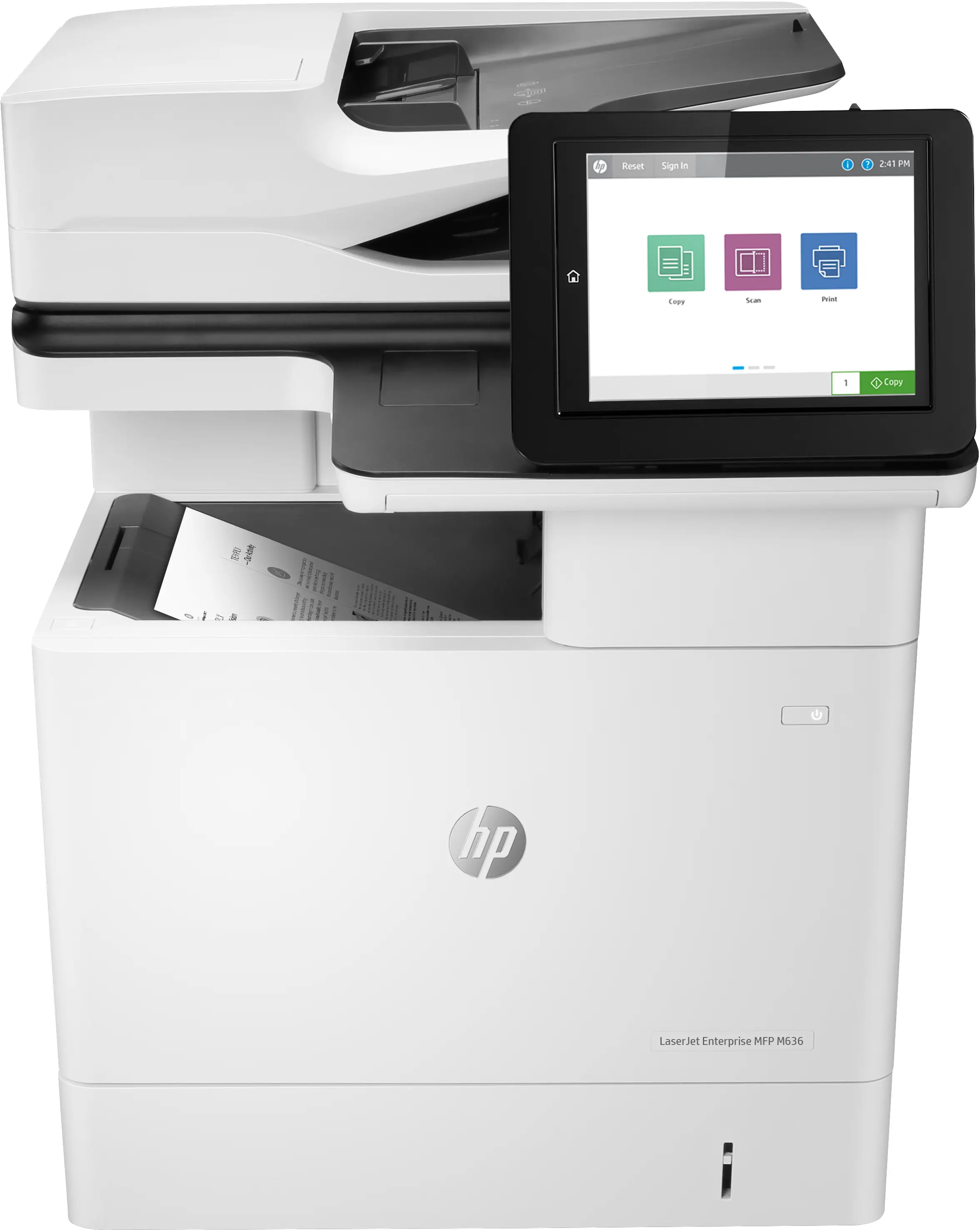 HP LaserJet Enterprise MFP M636fh, Baskı, fotokopi, tarama, faks, E-postaya tarama; Çift taraflı baskı; 150 yapraklık ADF; Güçlü Güvenlik 7PT00A#B13