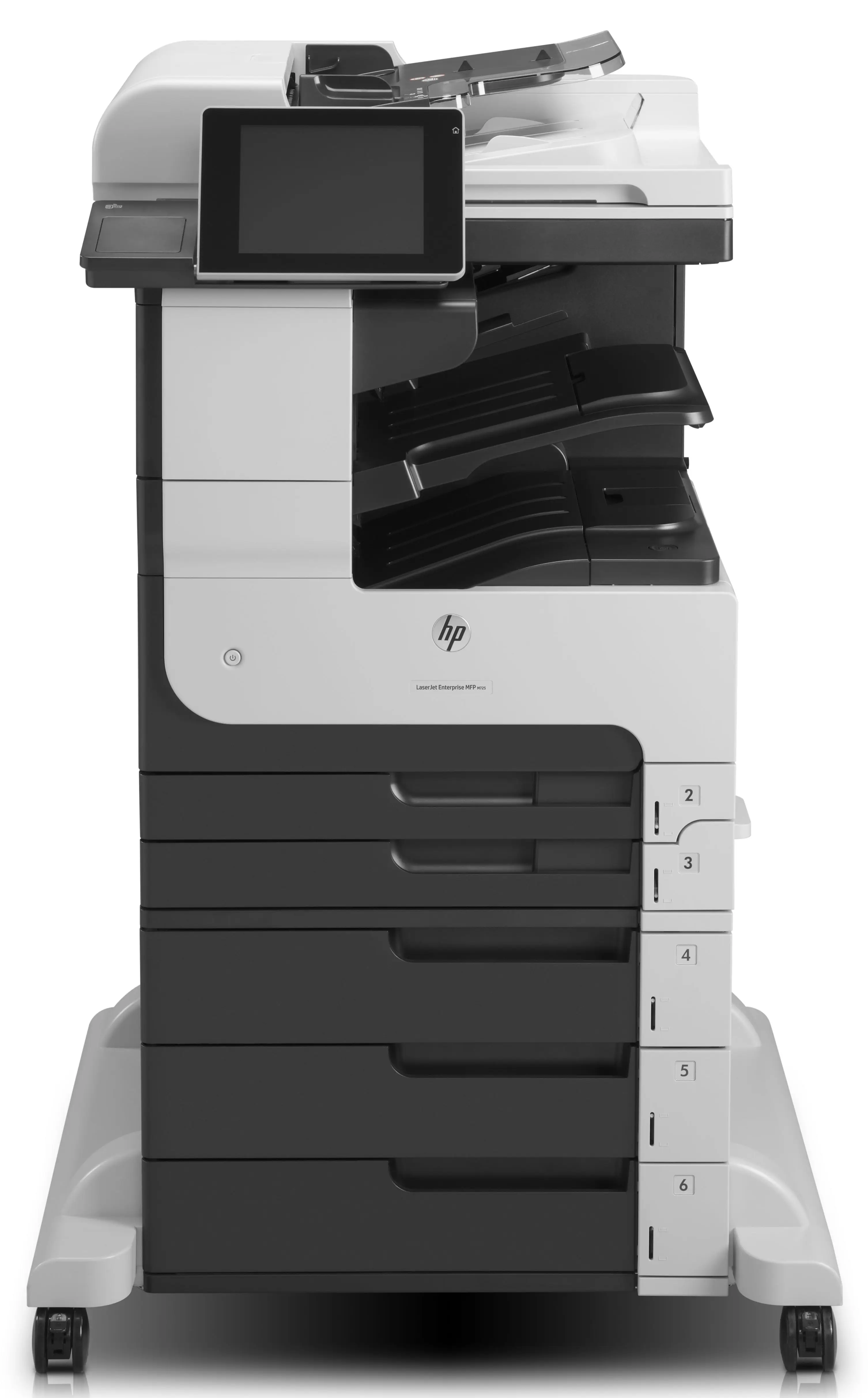 HP LaserJet Enterprise MFP M725z, Baskı, fotokopi, tarama, faks, 100 yapraklık ADF; Ön USB'den baskı; E-postaya/PDF'e tarama; Çift taraflı baskı CF068A#B13