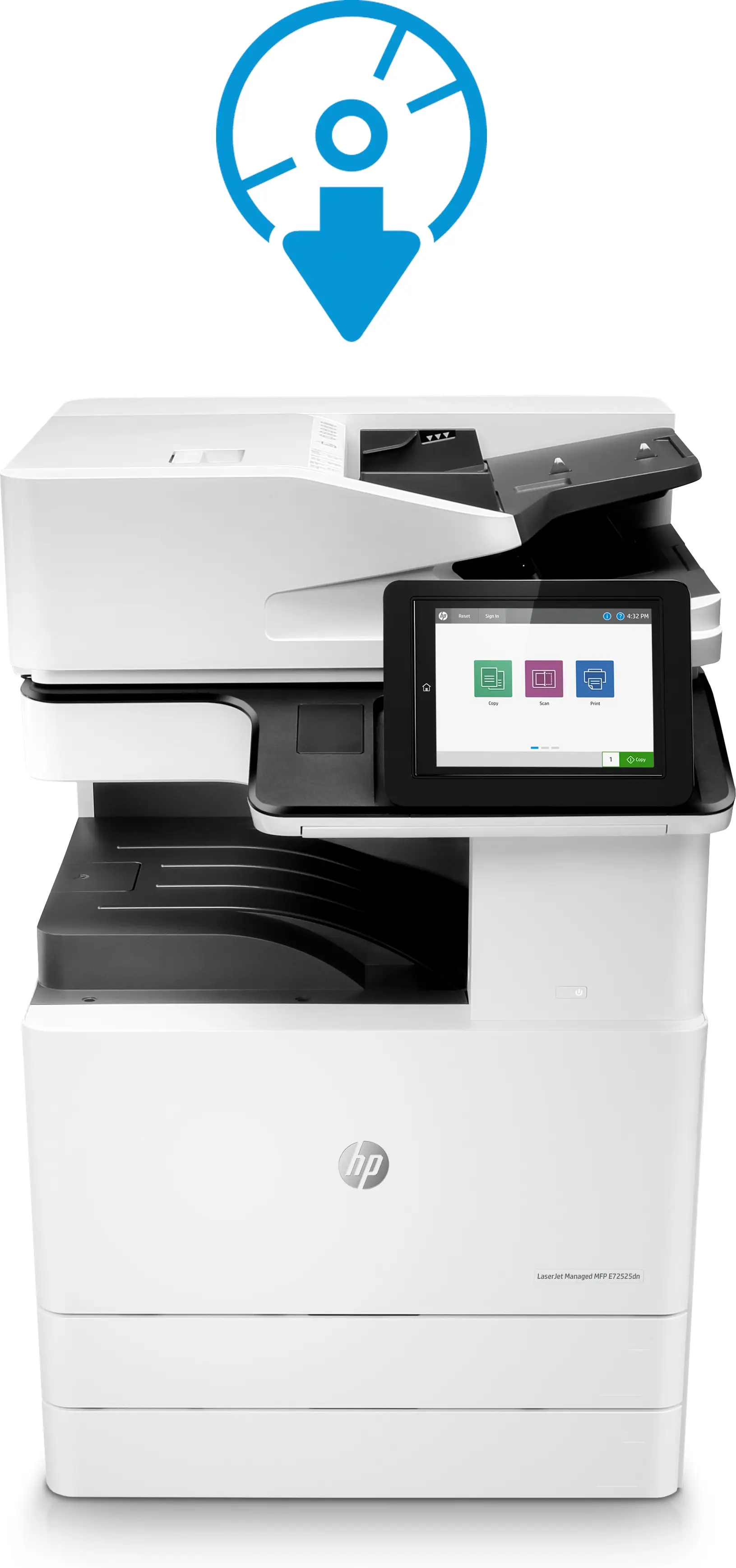 HP LaserJet Managed Flow MFP E82550z - Hızlı dakikada 50 sayfa, Baskı, kopyalama, tarama (Faks ve kablosuz isteğe bağlı) X3A71A#B13