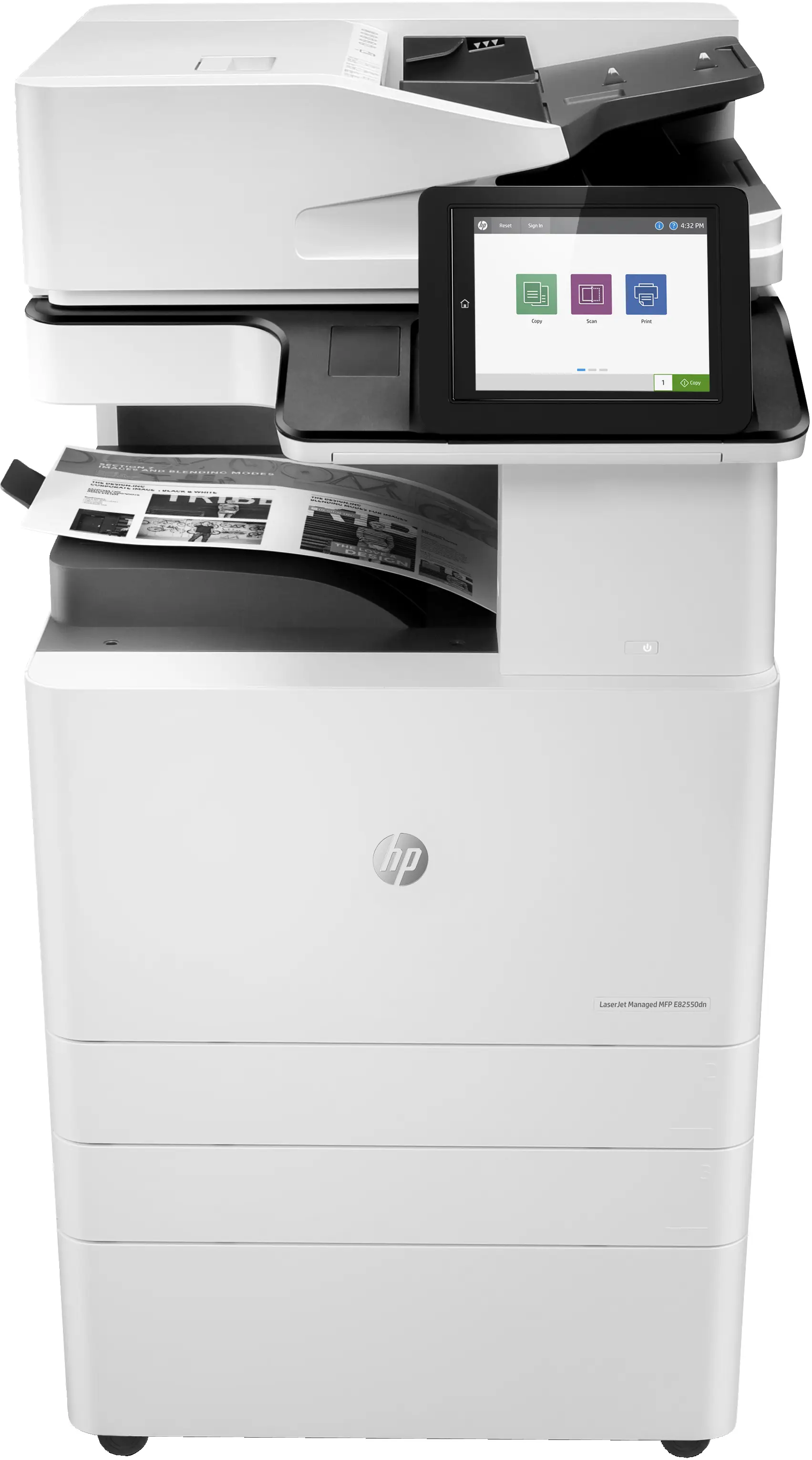 HP LaserJet Managed MFP E82550dn - Hızlı dakikada 50 sayfa, Baskı, kopyalama, tarama (Faks ve kablosuz isteğe bağlı) 8YJ03AW