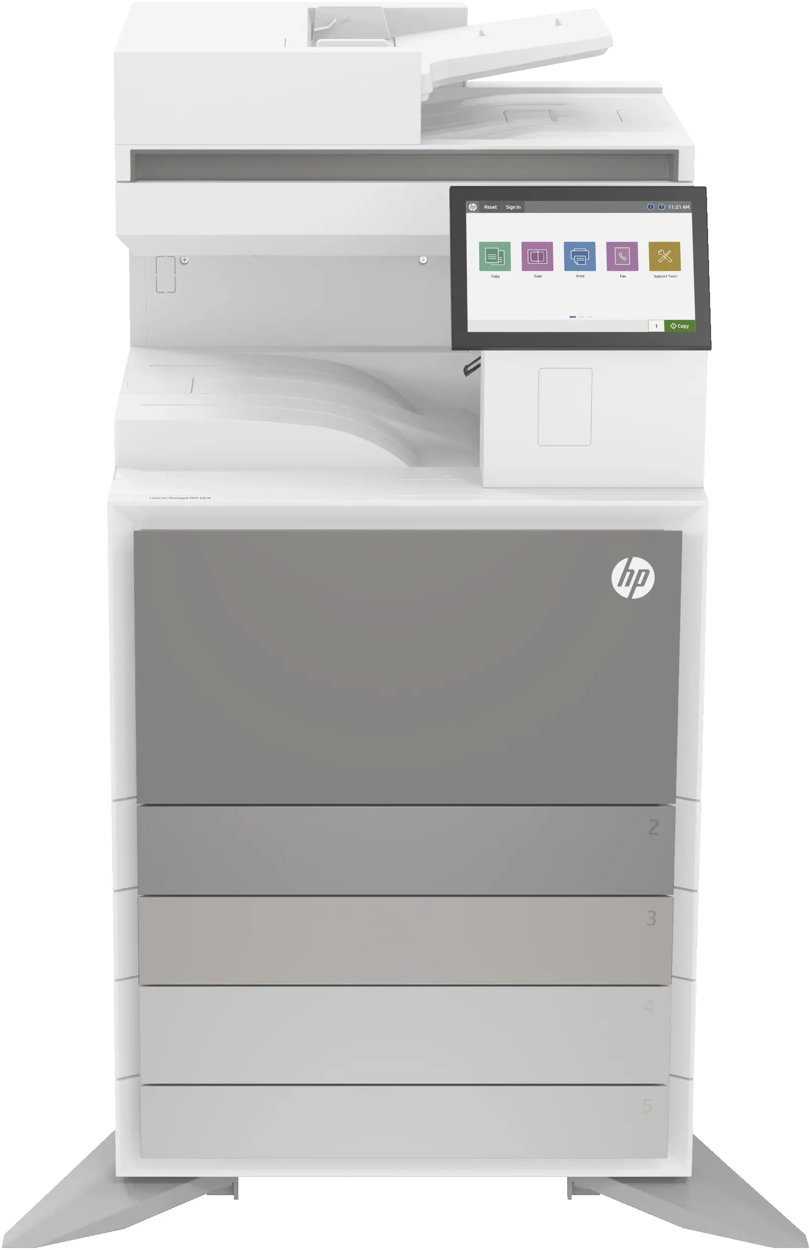 HP LaserJet Managed MFP E826dn, Siyah beyaz, için yazıcı Kurumsal, Baskı, fotokopi, tarama, faks (isteğe bağlı), Çift taraflı baskı; Çift taraflı tarama; E-postaya/PDF'ye tarama; Güçlü Güvenlik 5QK09A#B19
