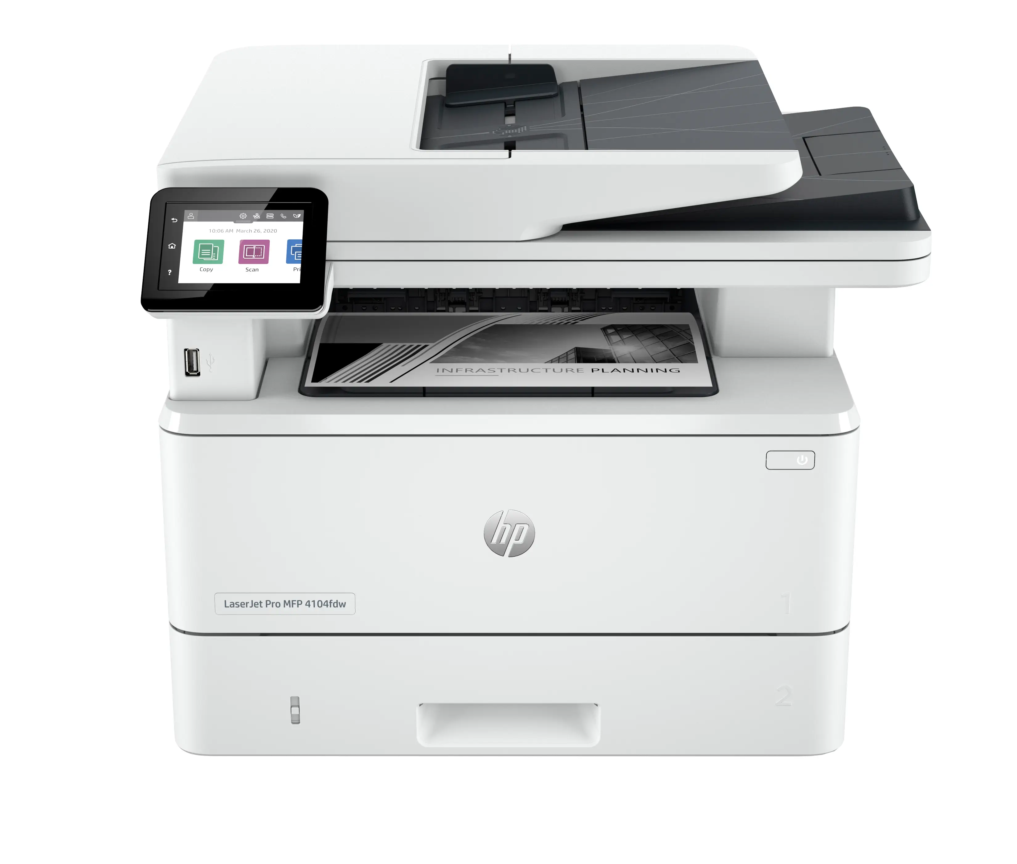 HP LaserJet Pro MFP 4104fdw Printer 2Z634A