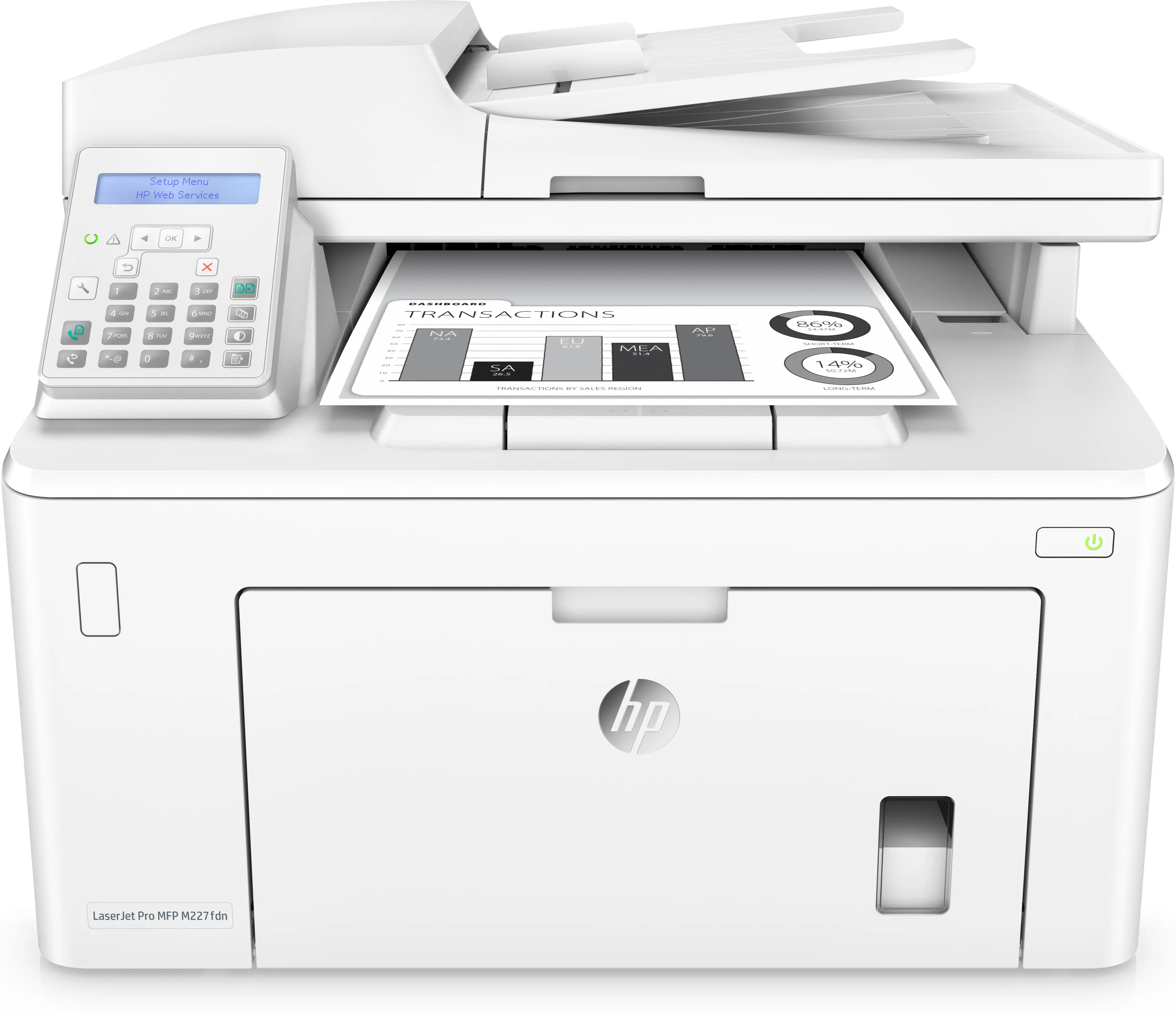 HP LaserJet Pro MFP M227fdn, Baskı, fotokopi, tarama, faks G3Q79A#B13