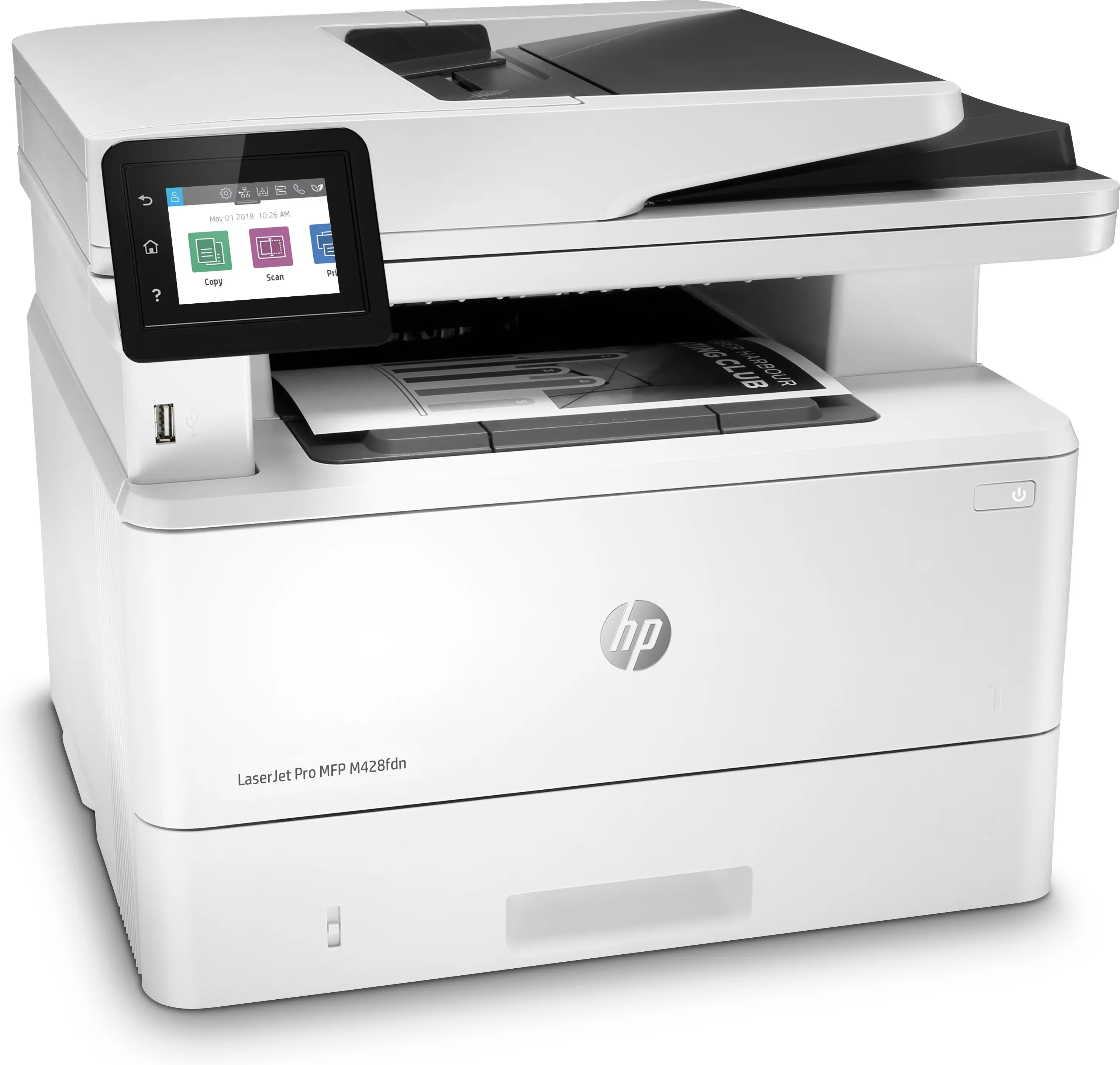 HP LaserJet Pro M428fdn Kablosuz Multifunction Siyah beyaz Yazıcı, Fotokopi Makinesi, Tarayıcı; Çift taraflı W1A29A