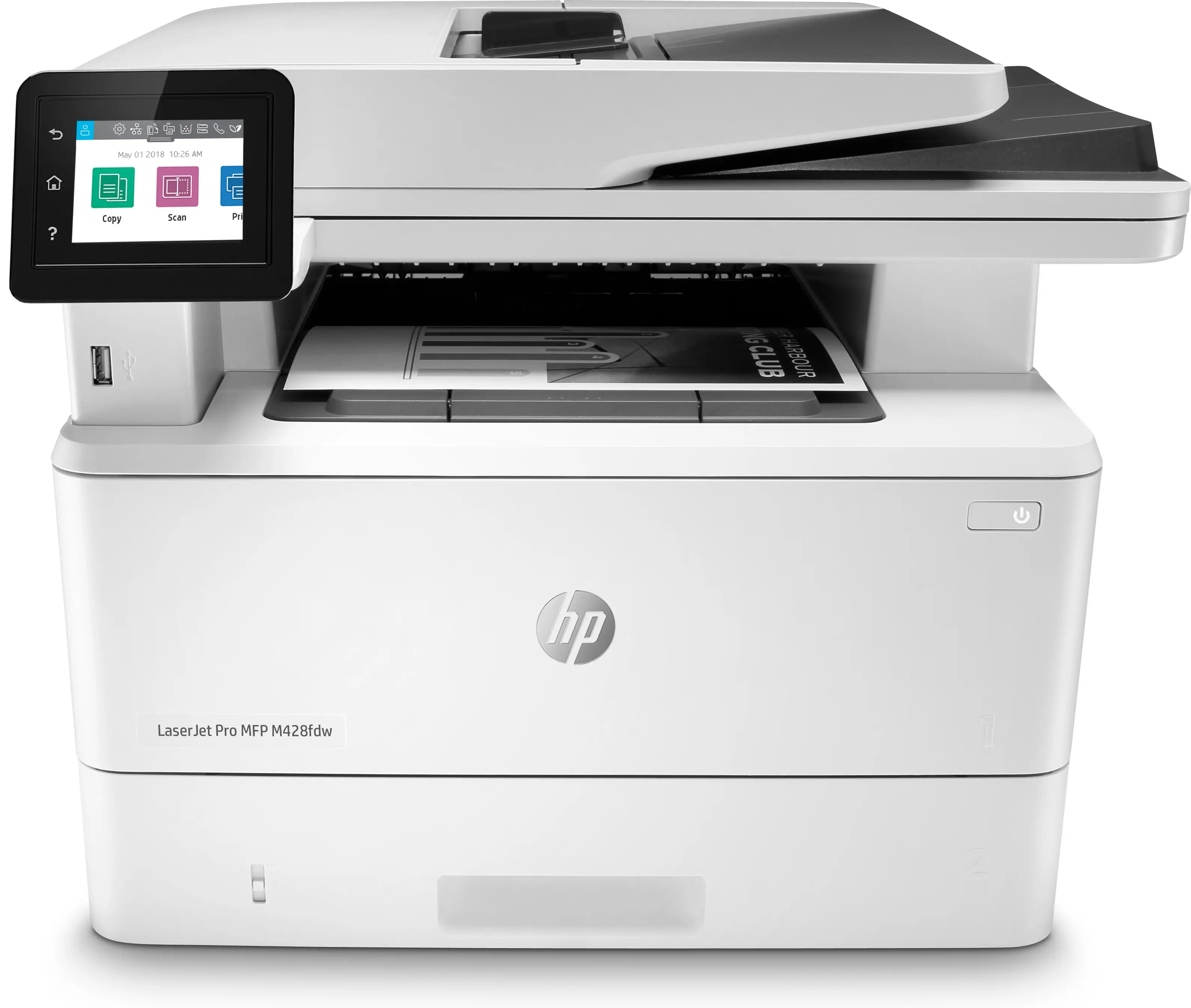 HP LaserJet Pro MFP M428fdw, Baskı, Kopyalama, Tarama, Faks, E-posta, E-postaya tarama; Çift taraflı tarama W1A30A