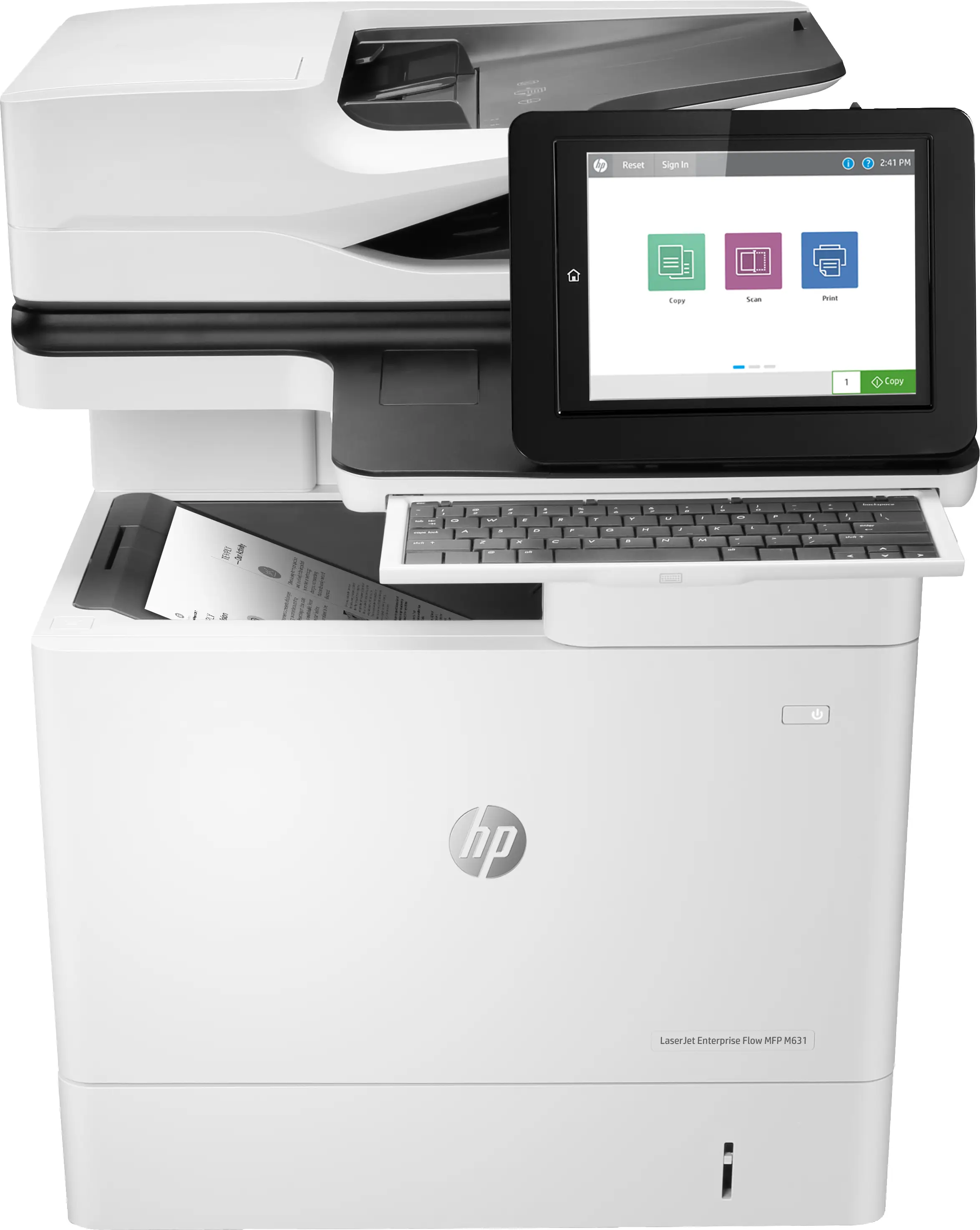 HP LaserJet Enterprise Flow MFP M631h, Yazdırma, Kopyalama, Tarama J8J64A#B19