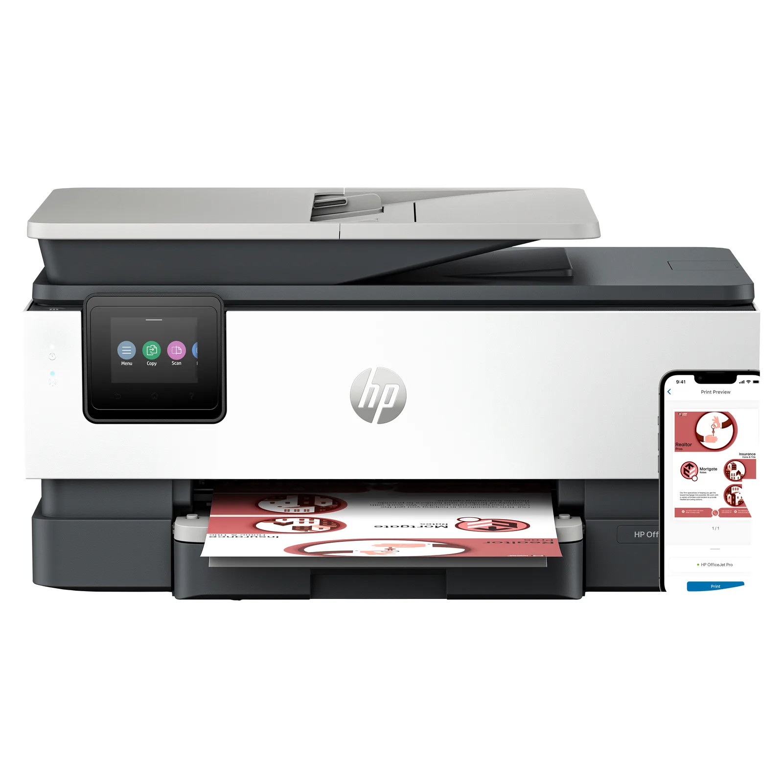 HP OfficeJet Pro 8123 Kablosuz All-in-One Renkli Yazıcı, Çift taraflı baskı; Fotokopi Makinesi, Tarayıcı 405W0C
