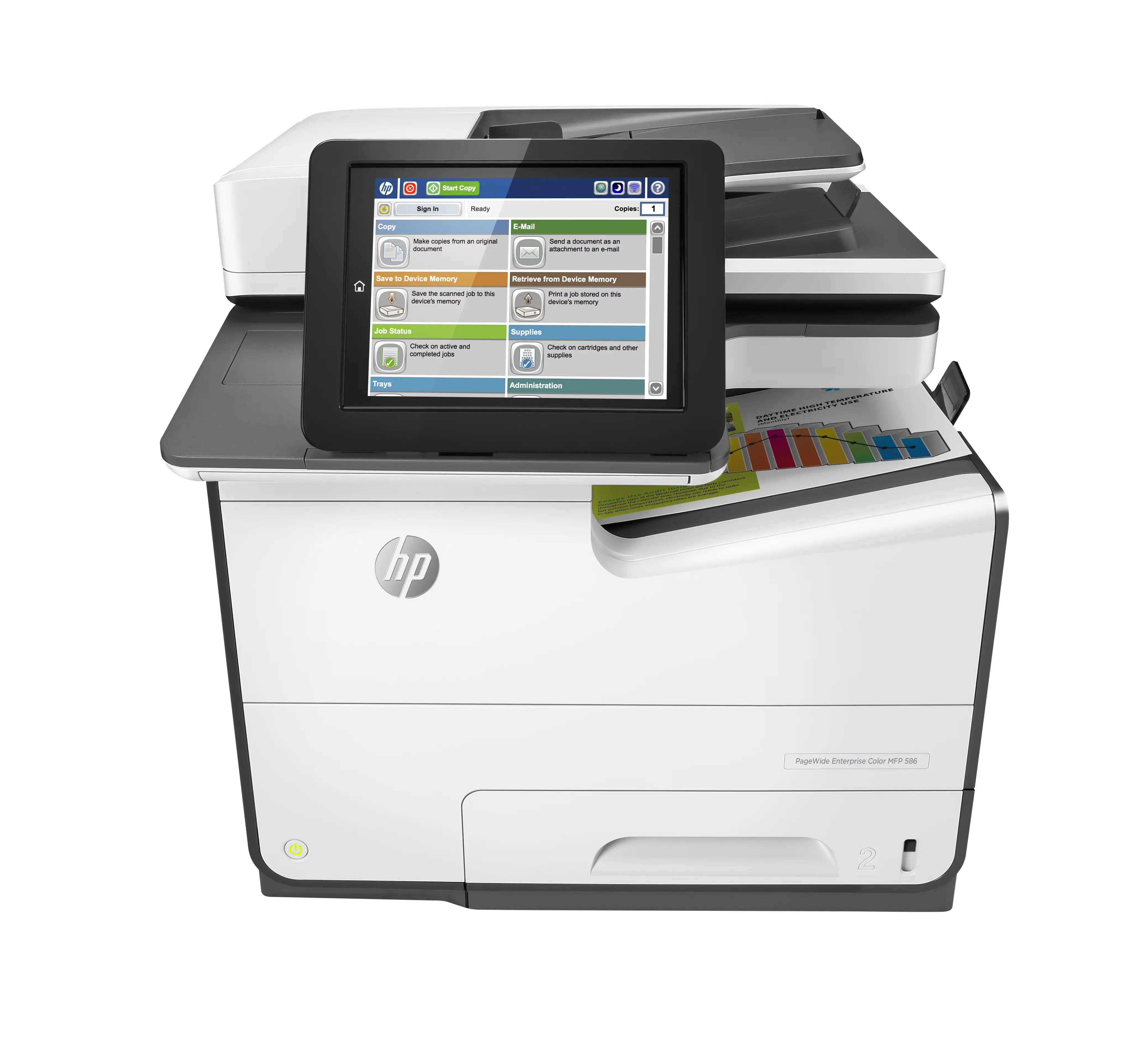 HP PageWide Enterprise Color MFP 586dn G1W39A