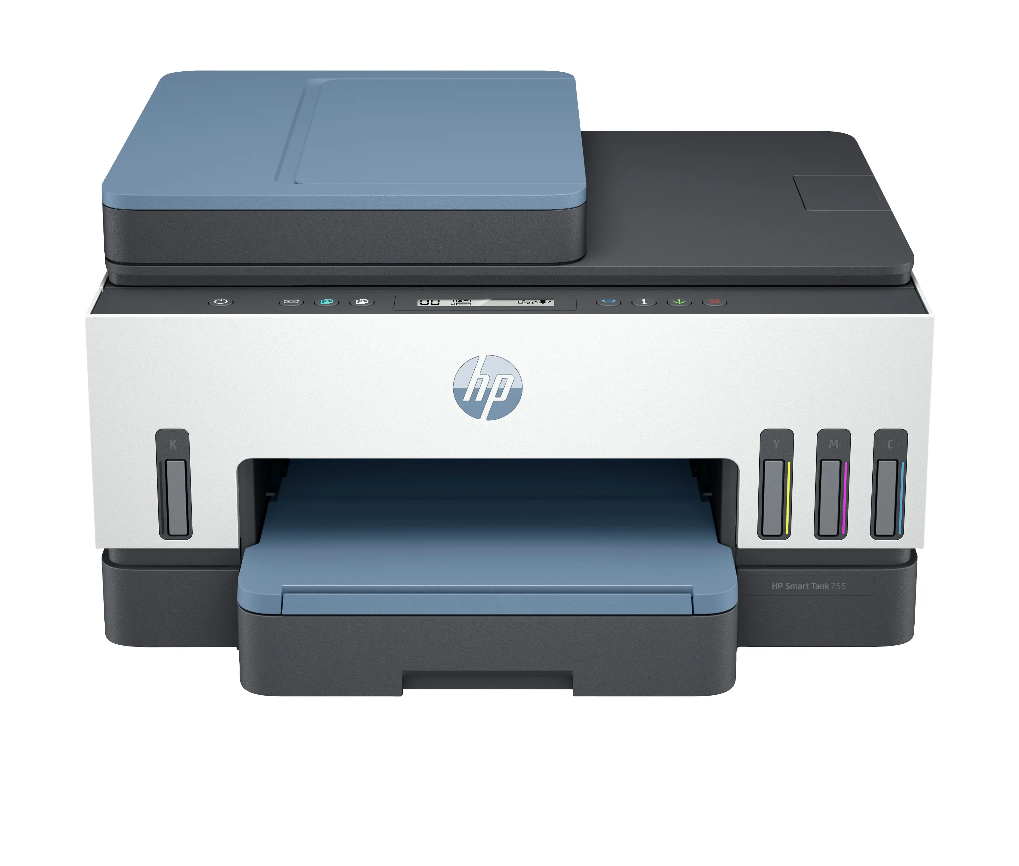 HP Smart Tank 755 All-in-One, Baskı, Tarama, Kopyalama, ADF, Kablosuz, 35 yapraklık ADF; PDF'ye tarama; Çift taraflı baskı 28B72A