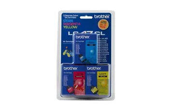 Brother Inkjet Cartridge for DCP110C, DCP115, DCP120C, MFC210C, MFC215C, MFC3240C, MFC410CN, MFC425CN, MFC5440CN, MFC5840CN, MFC620CN, MFC640CW, FAX1840C LC47CL3PK