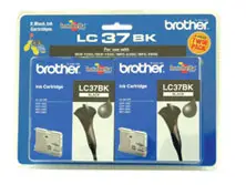Brother Inkjet Cartridge for DCP150C/MFC235/MFC260C LC37BK2PK