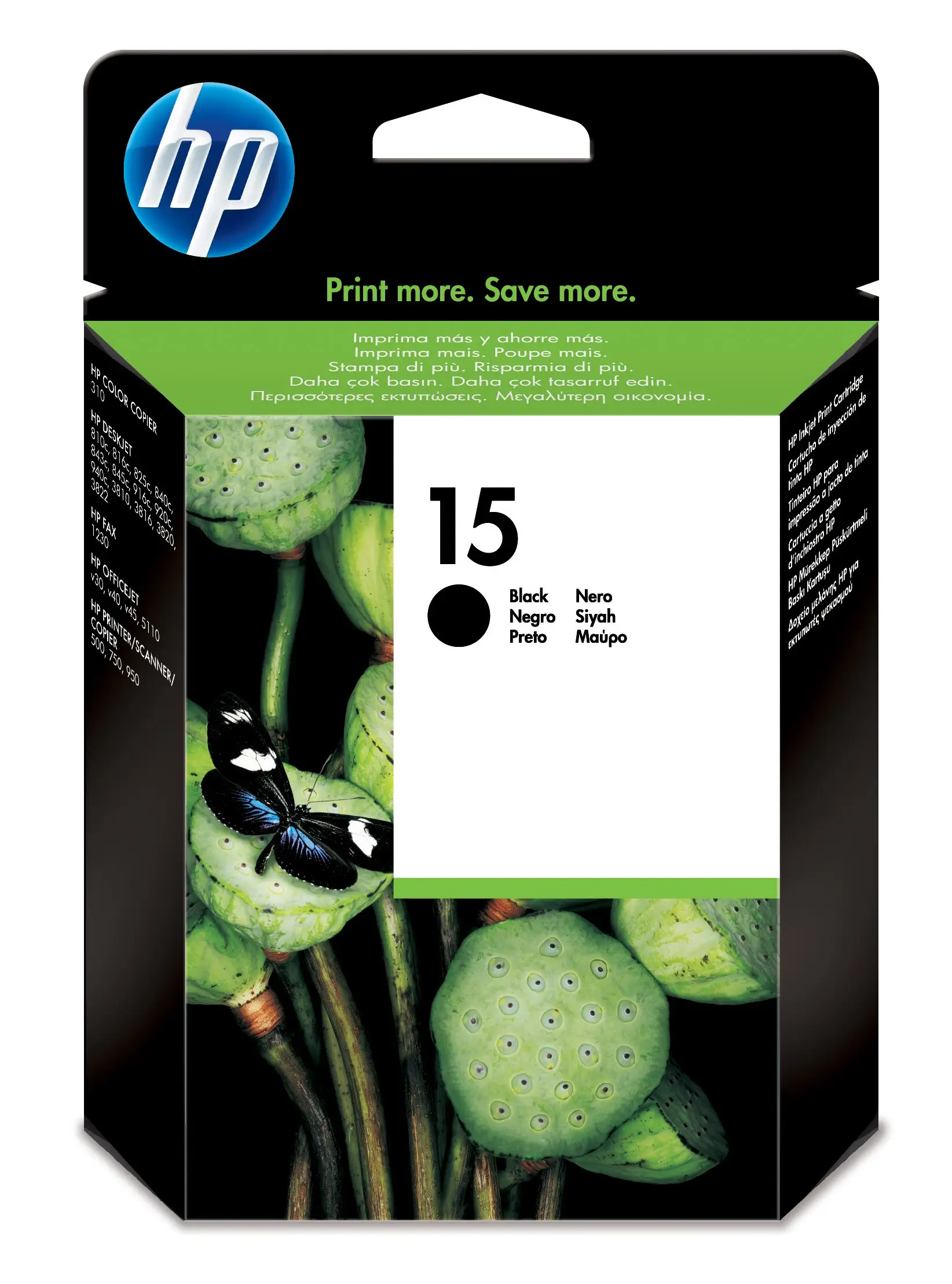 HP 15 Büyük Siyah Orijinal Mürekkep Kartuşu C6615DE#AC3