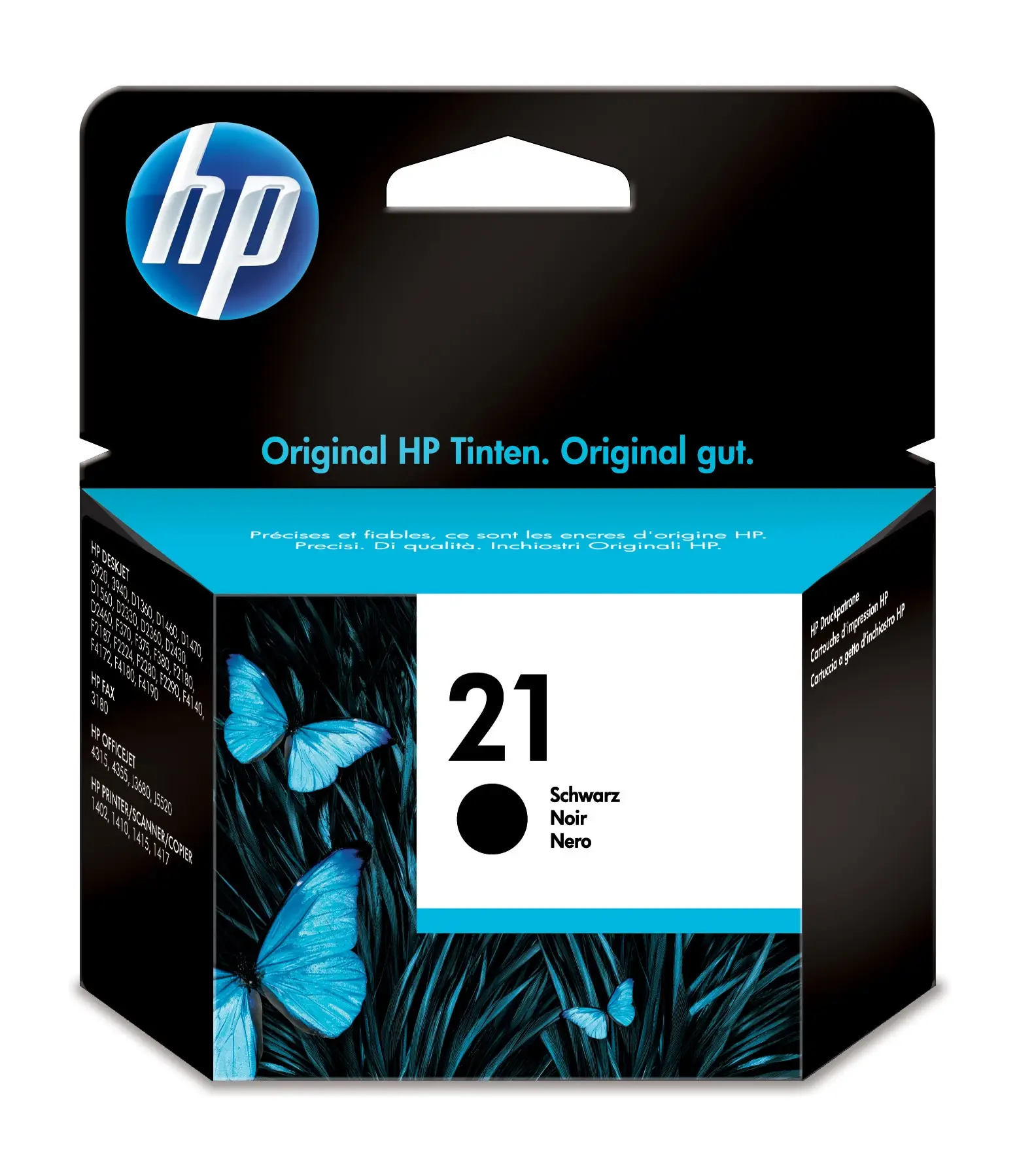 HP 21 Siyah Orijinal Mürekkep Kartuşu C9351AE#ABB