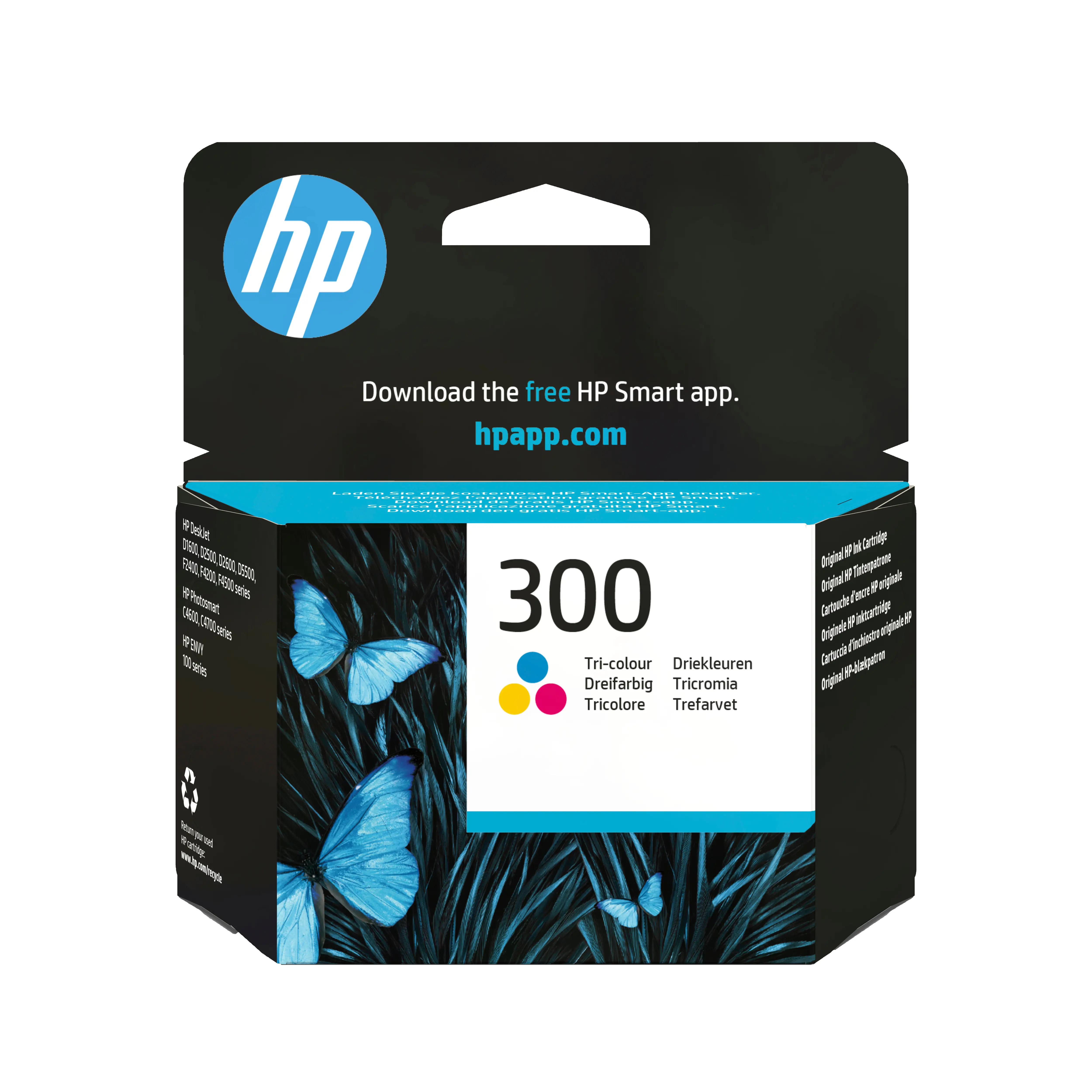 HP 300 Üç Renkli Orijinal Mürekkep Kartuşu CC643EE