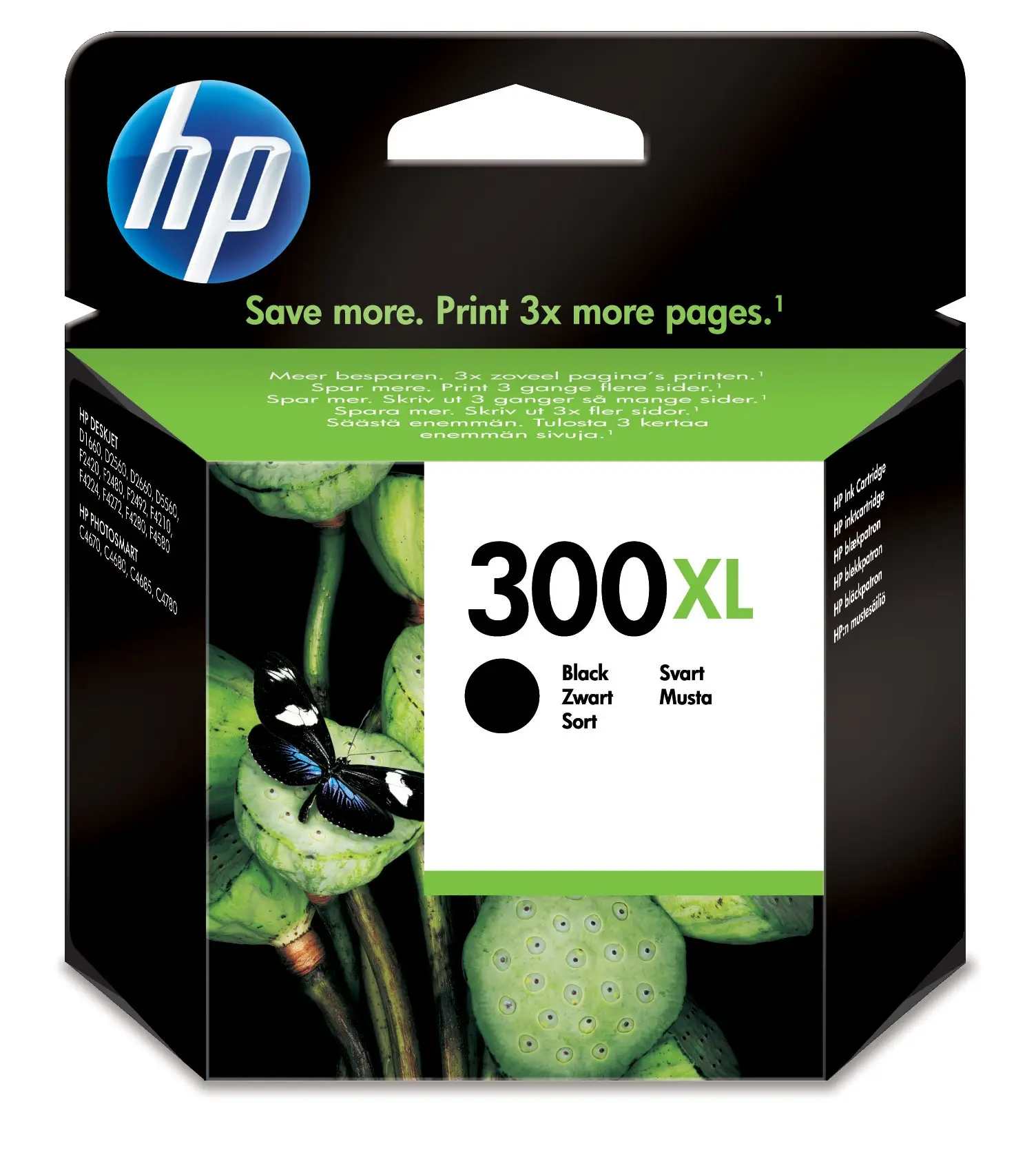 HP 300XL Yüksek Kapasiteli Siyah Orijinal Mürekkep Kartuşu CC641EE#ABB