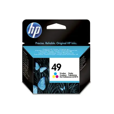 HP 49 Tri-color Inkjet Print Cartridge 51649NE