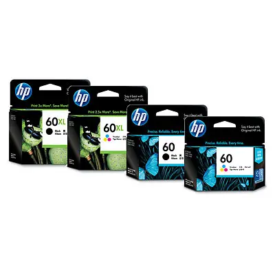 HP 60 2-pack Black Original Ink Cartridges CZ071FC