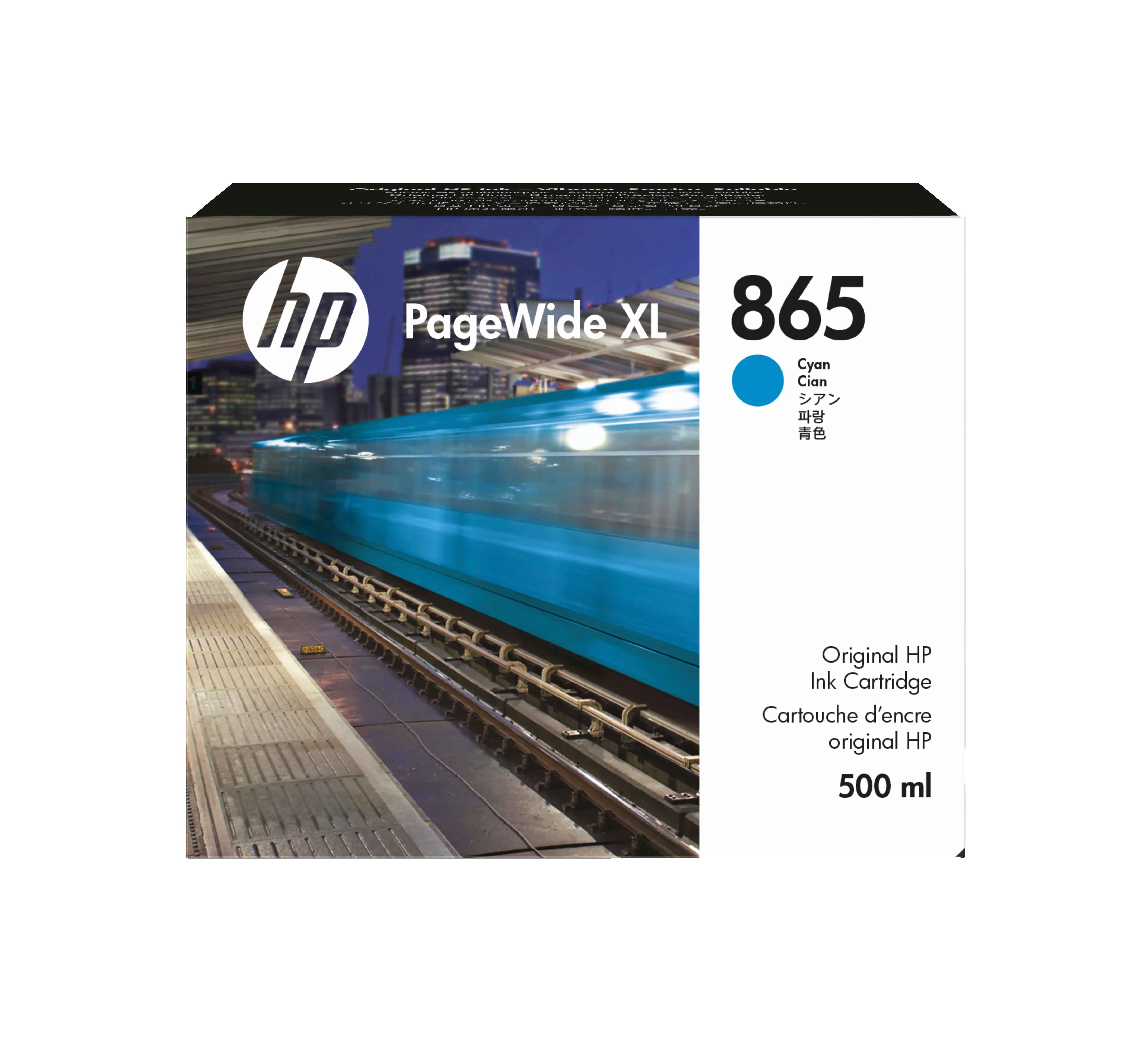 HP 865 500 ml Camgöbeği PageWide XL Mürekkep Kartuşu 3ED85A