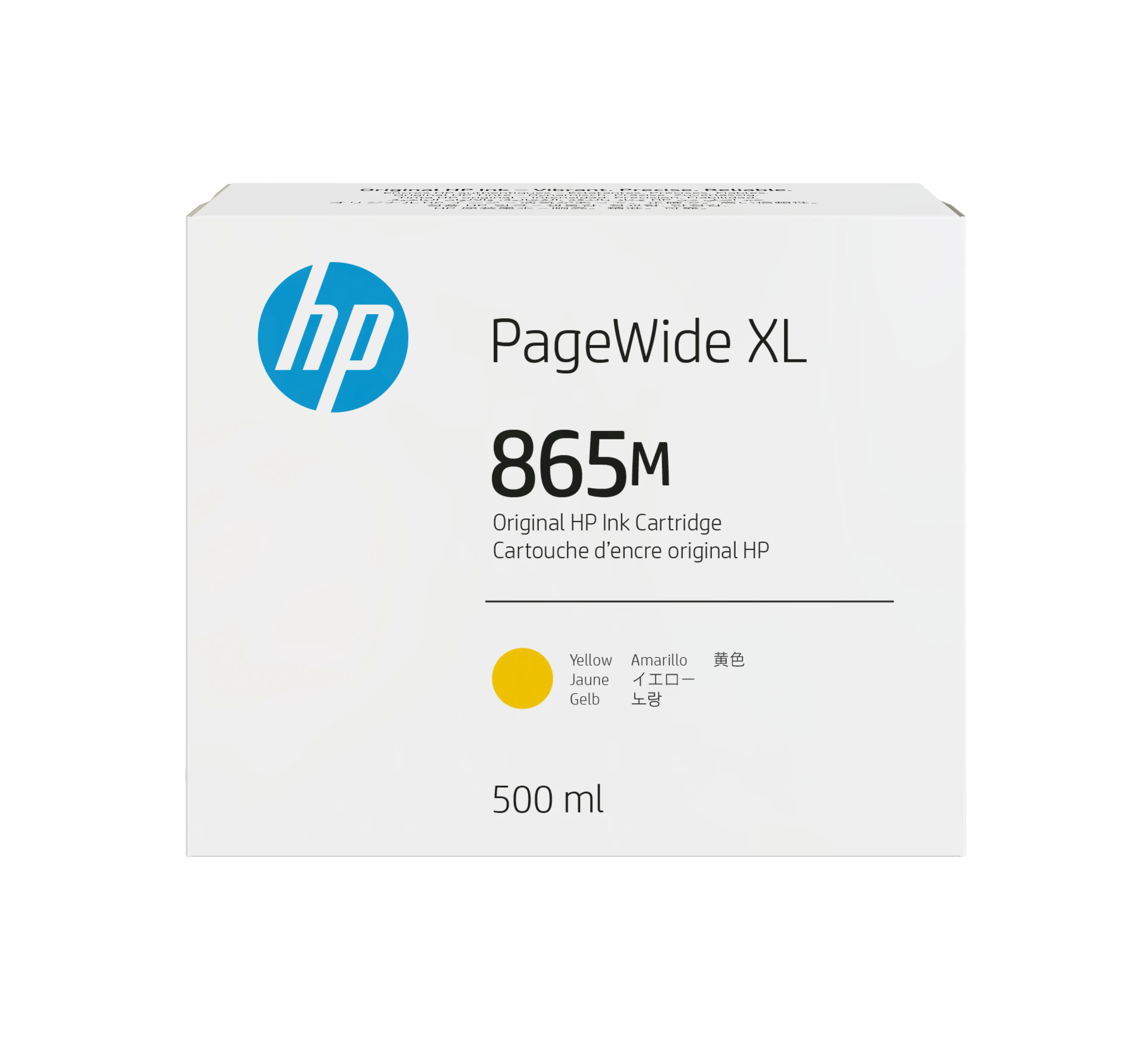 HP 865M 500 ml Sarı PageWide XL Mürekkep Kartuşu 3ED88A
