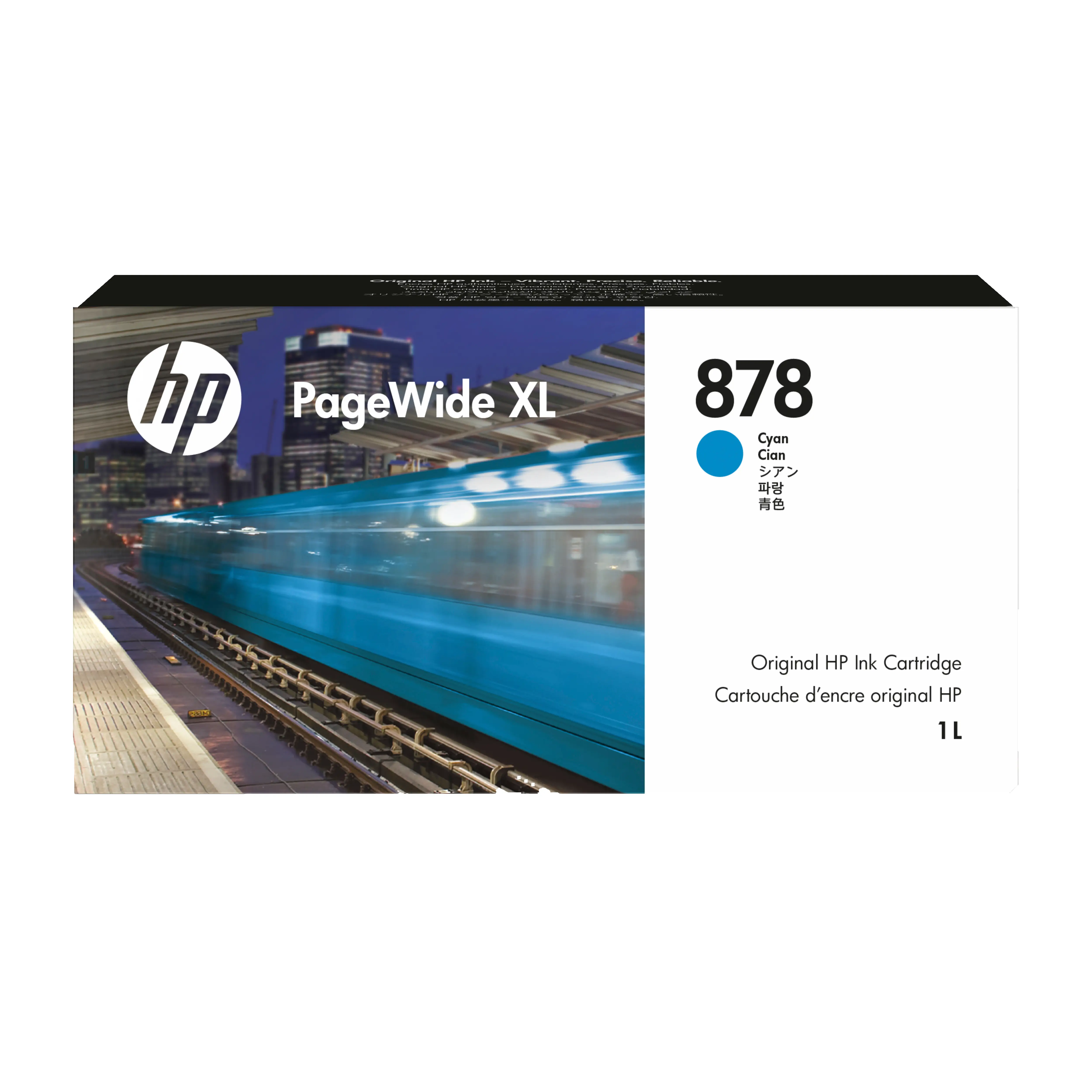 HP 878 1 Litre Camgöbeği PageWide XL Mürekkep Kartuşu 312Z2A