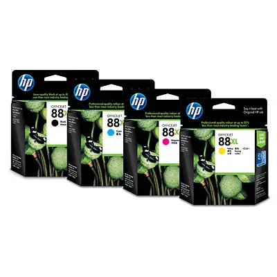 HP 88 Cyan Original Ink Cartridge C9386A #301