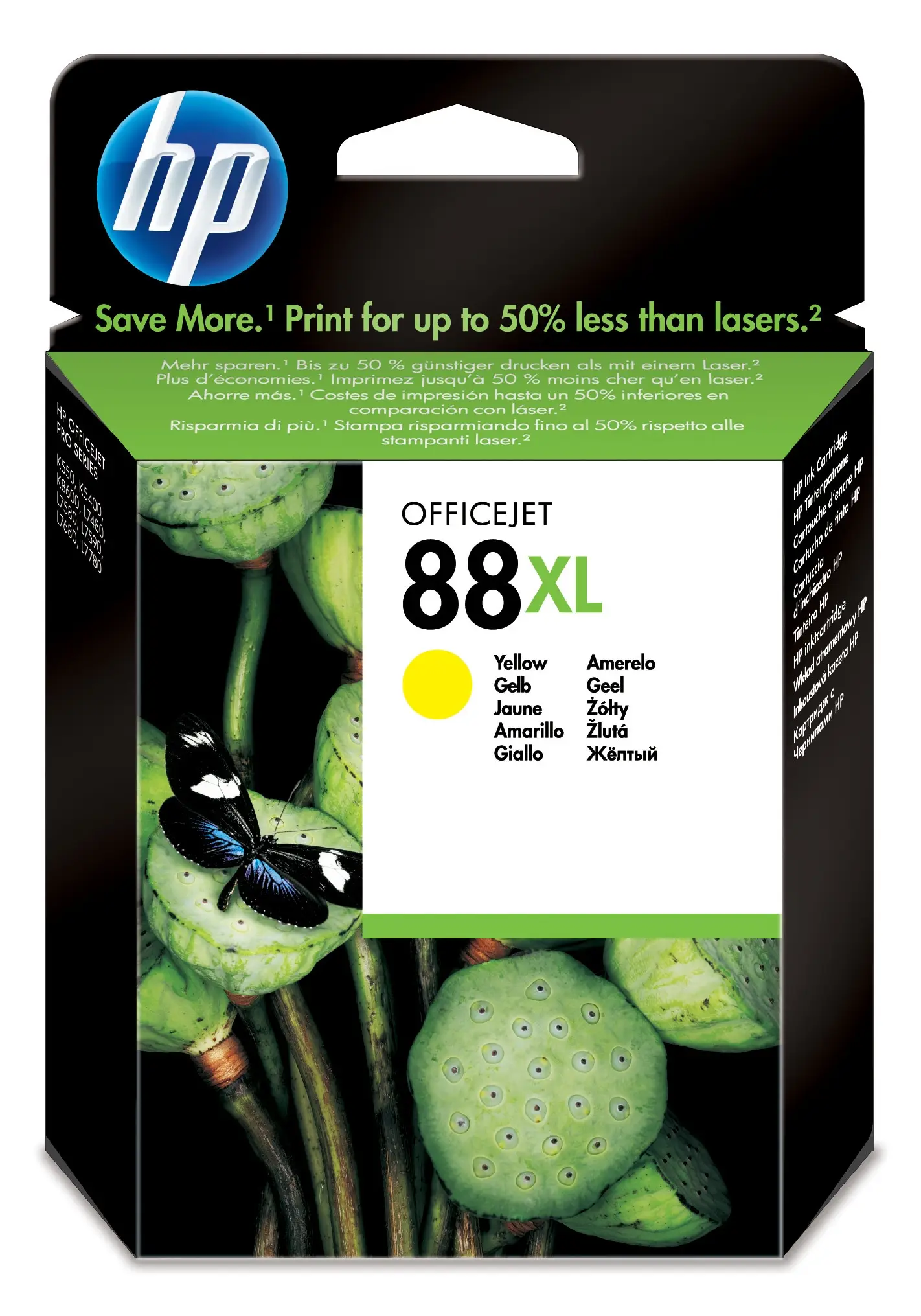 HP 88XL High Yield Yellow Original Ink Cartridge C9393AE