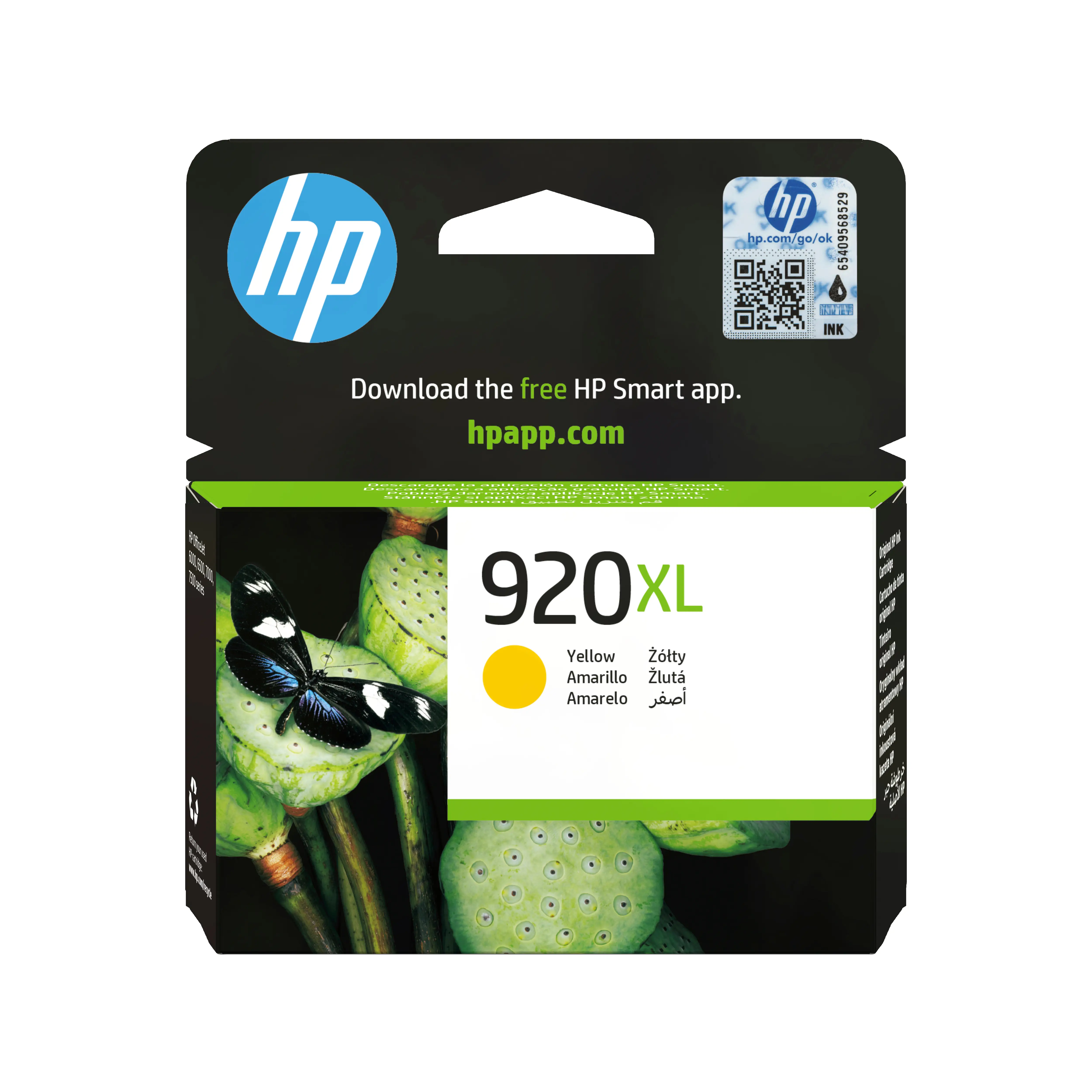 HP 920XL Yüksek Kapasiteli Sarı Orijinal Mürekkep Kartuşu CD974AE