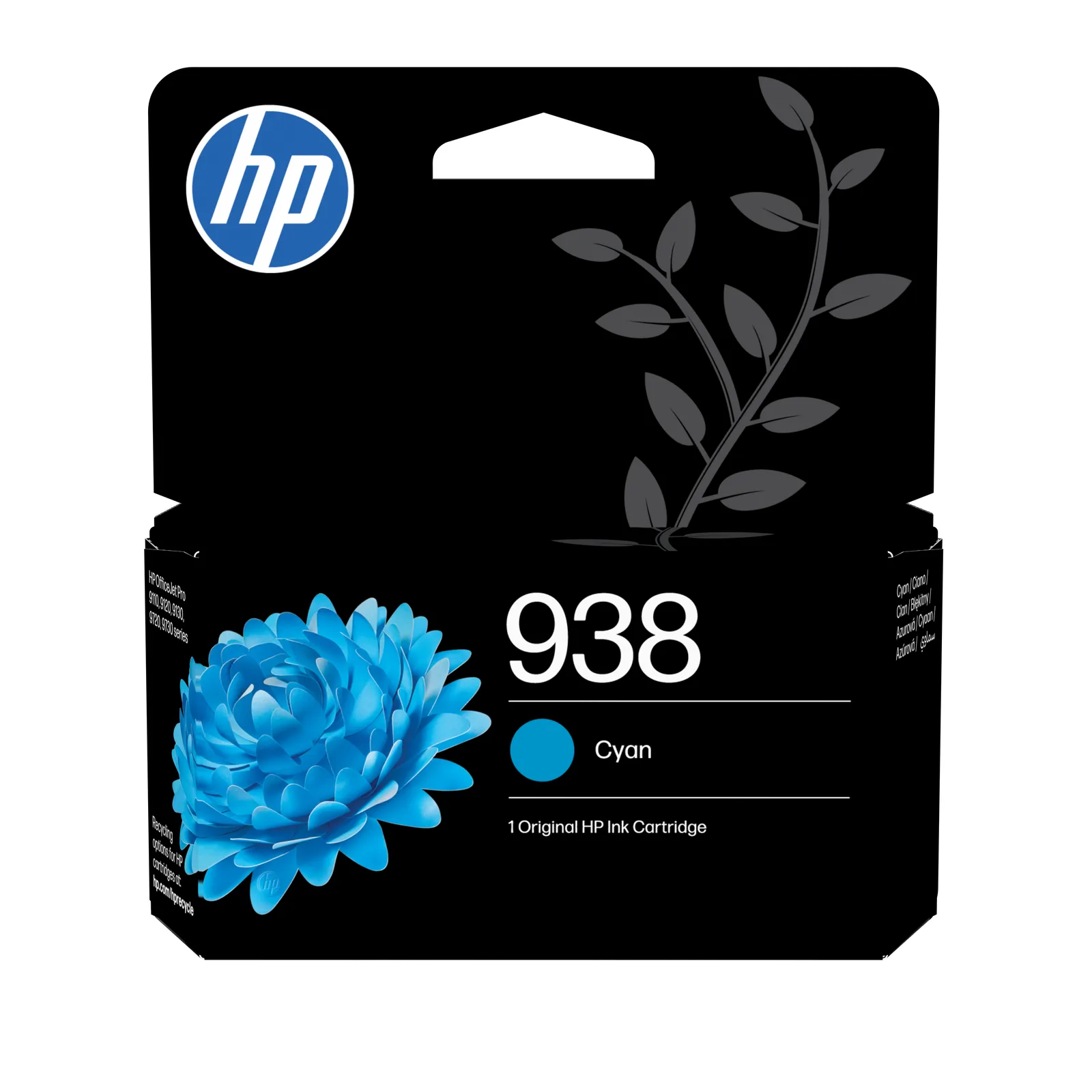 HP 938 Cyan Original Ink Cartridge 4S6X5PE