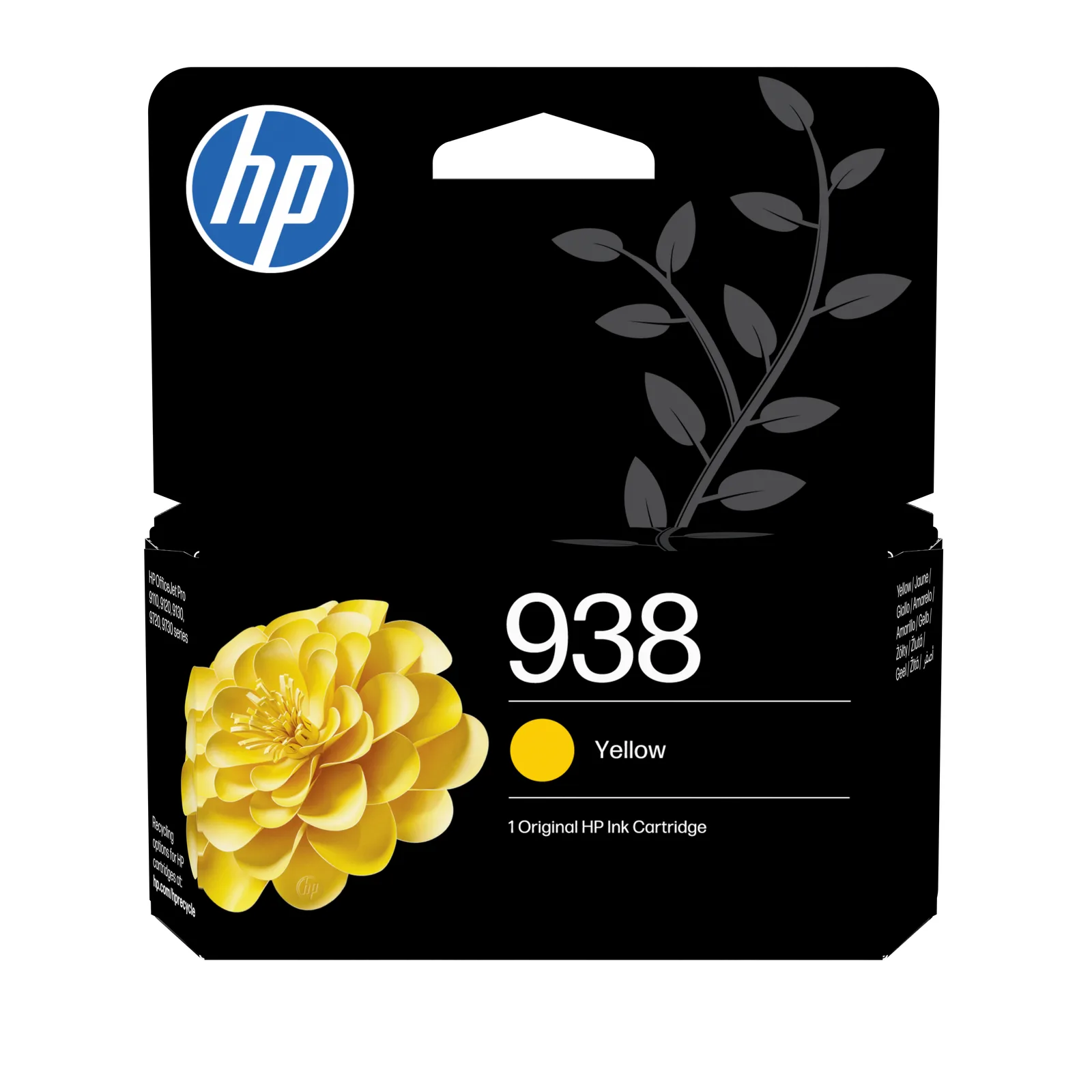 HP 938 Yellow Original Ink Cartridge 4S6X7PE