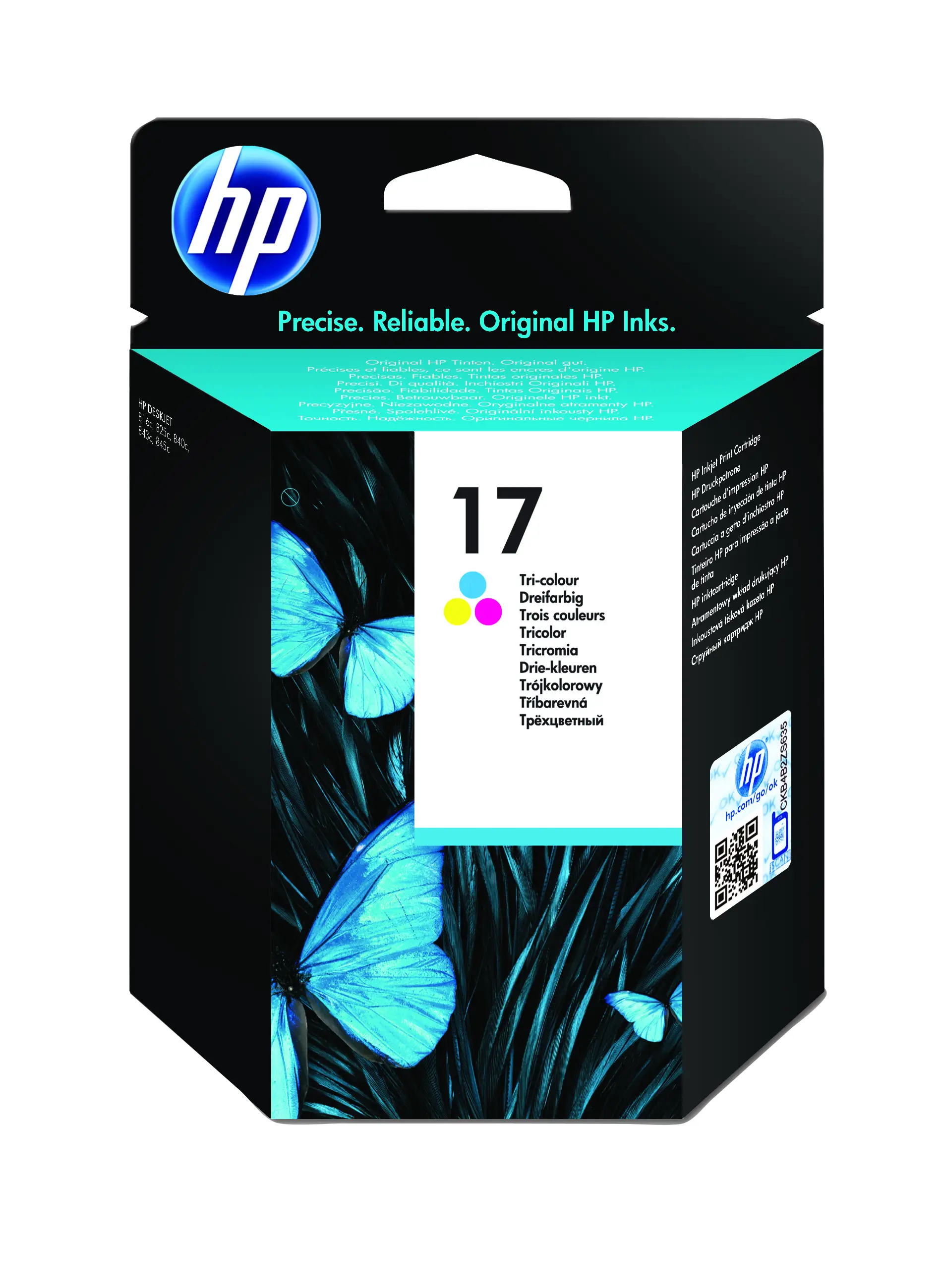 HP 17 Üç Renkli Orijinal Mürekkep Kartuşu C6625A